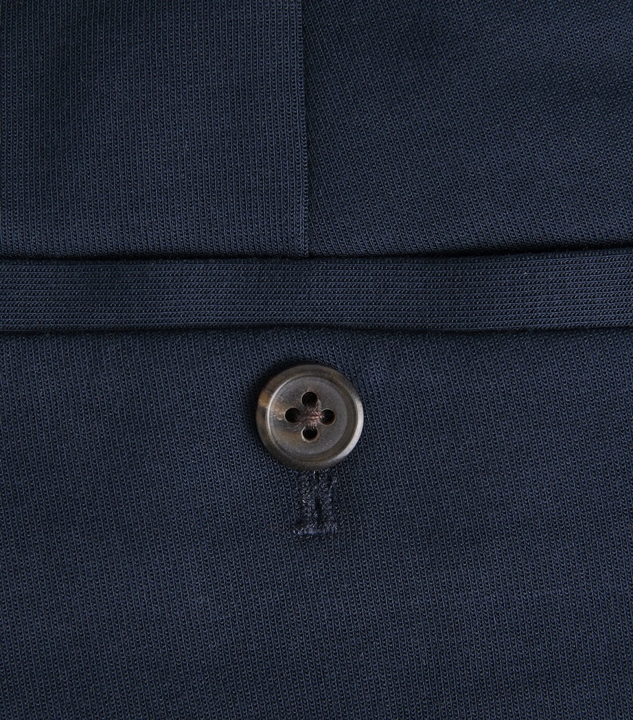 Tech Knit Pleated Trousers AVIATOR NAVY Image 5