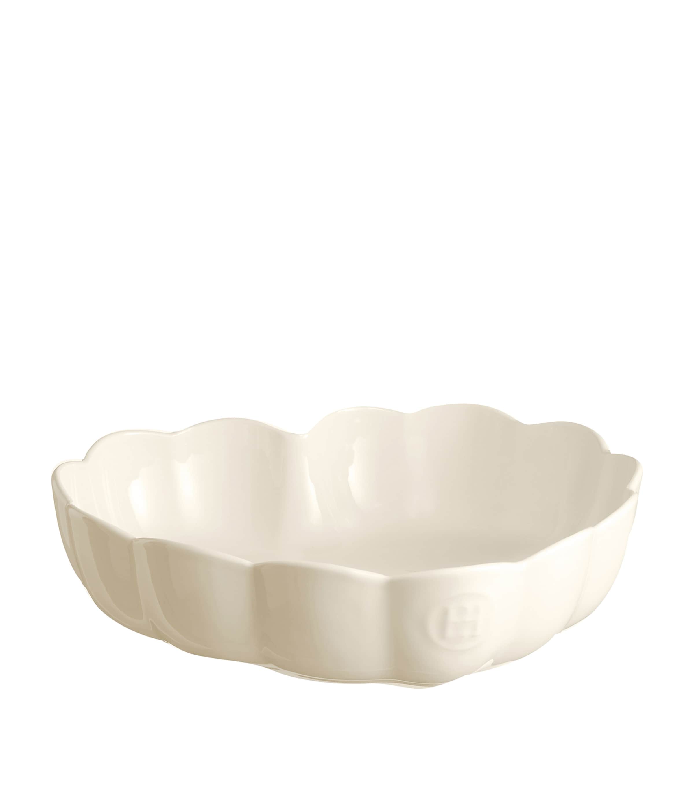 Ceramic Madeleine Heart-Shaped Baking Dish (26.5cm) CREAM Image 2