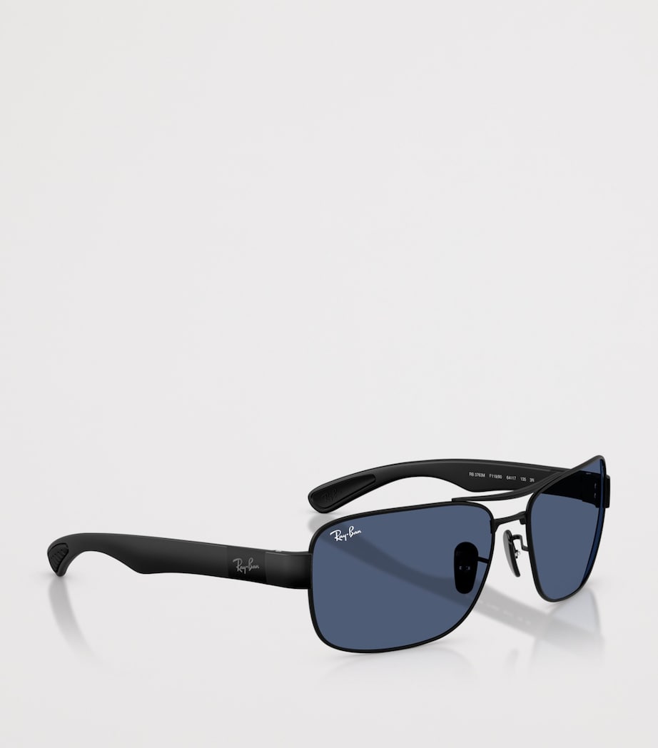 Ray-Ban RB3763M Scuderia Ferrari Collection Square Sunglasses Black Image 6