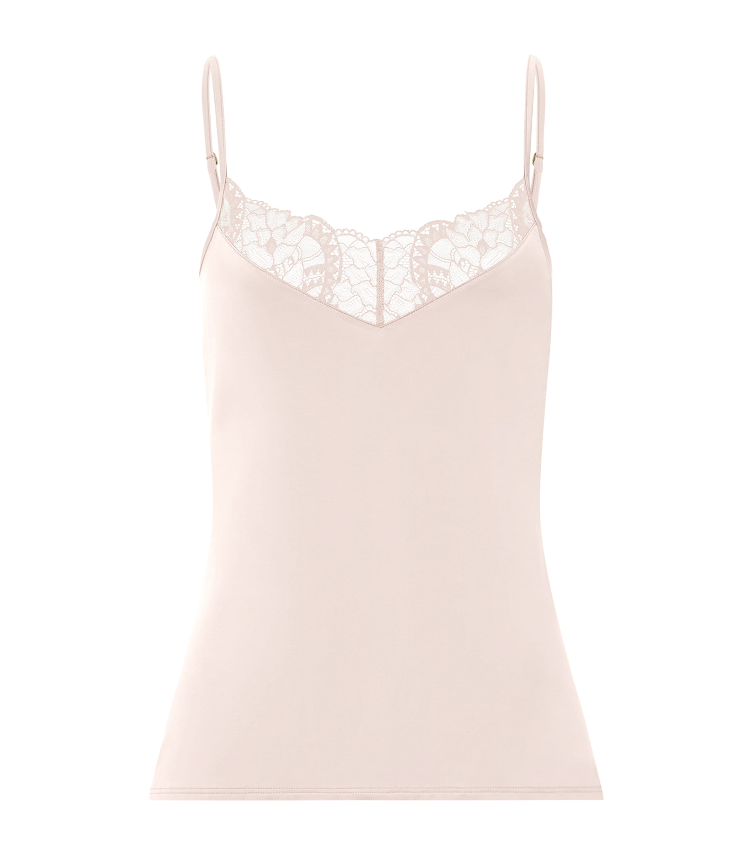 Hanro Womens Azelia Camisole Creamy Glass Image 1