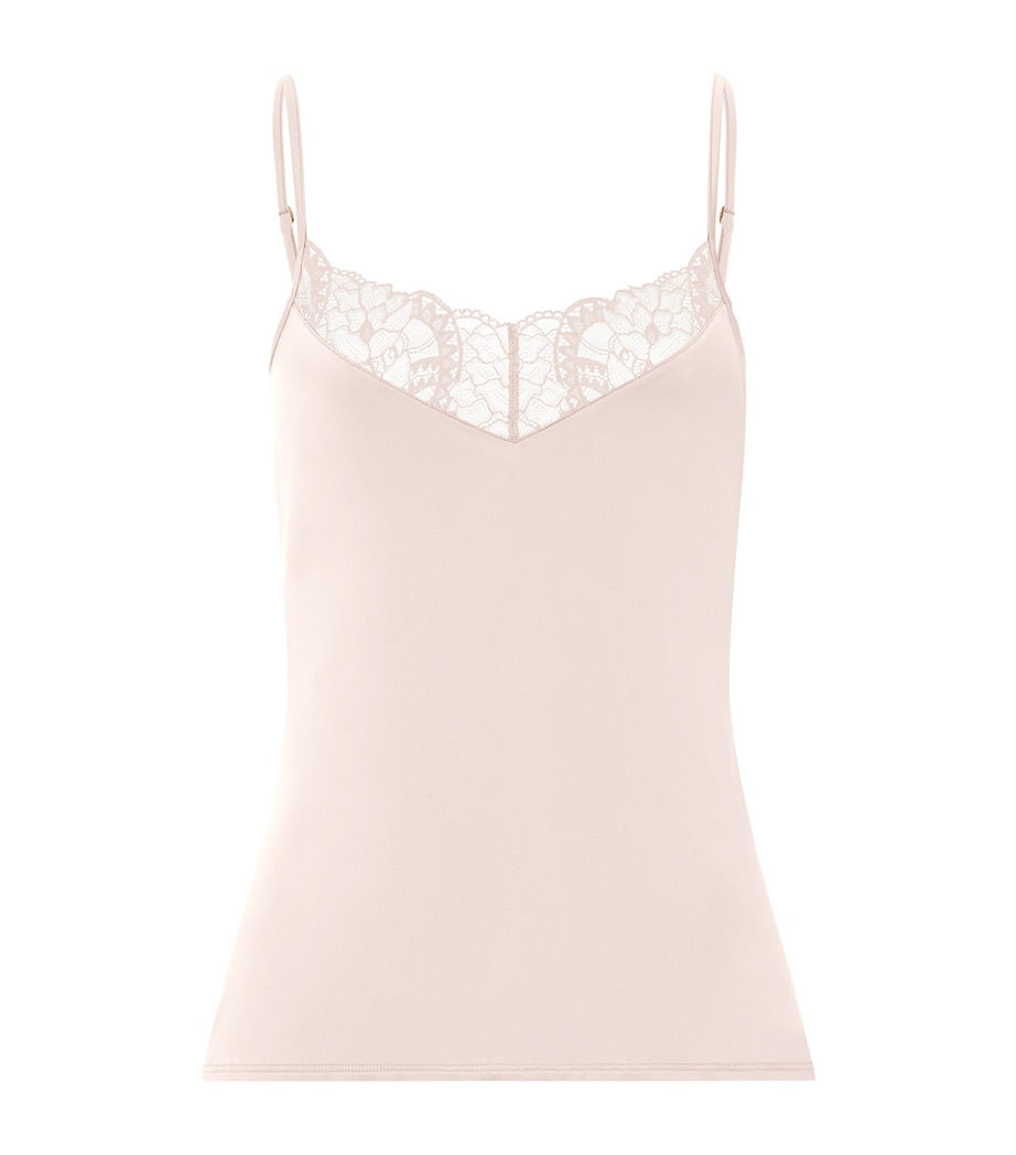 Hanro Womens Azelia Camisole Creamy Glass Image 1