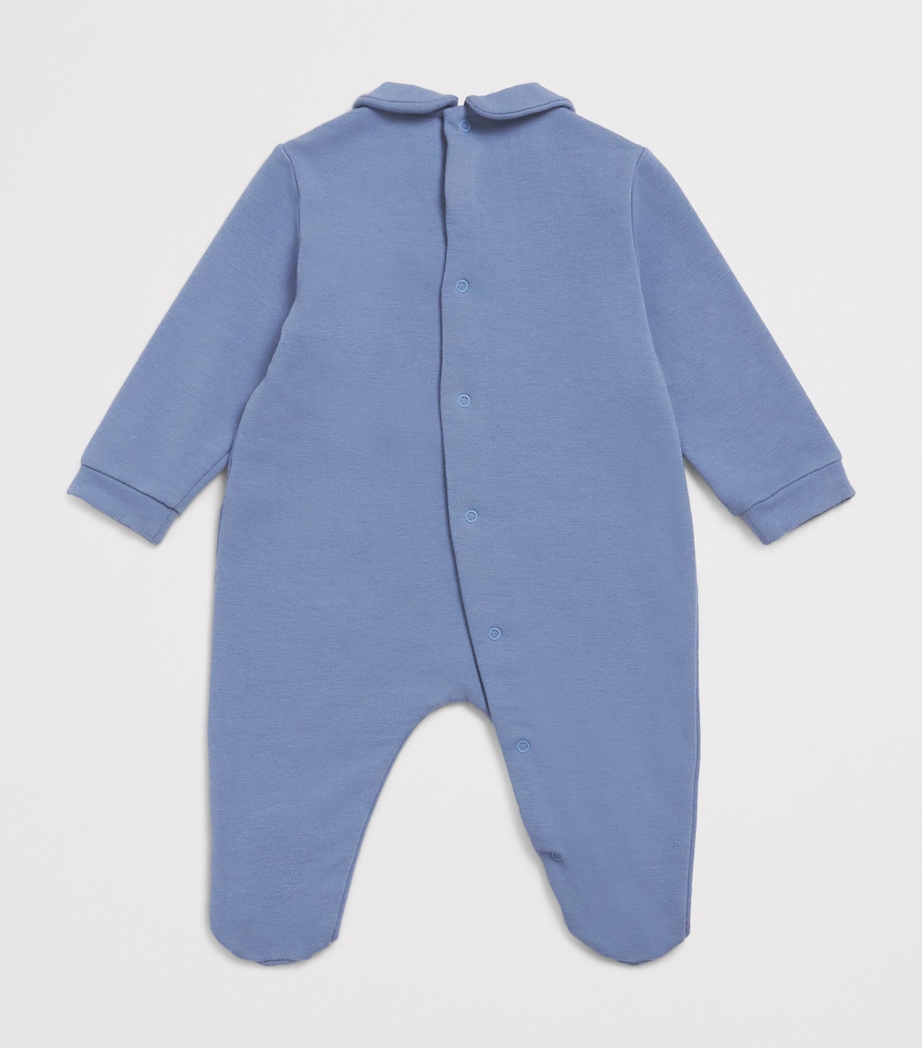 Cotton-Blend Raccoon All-In-One (1-12 Months) 4607AVIATOR/GREY Image 2