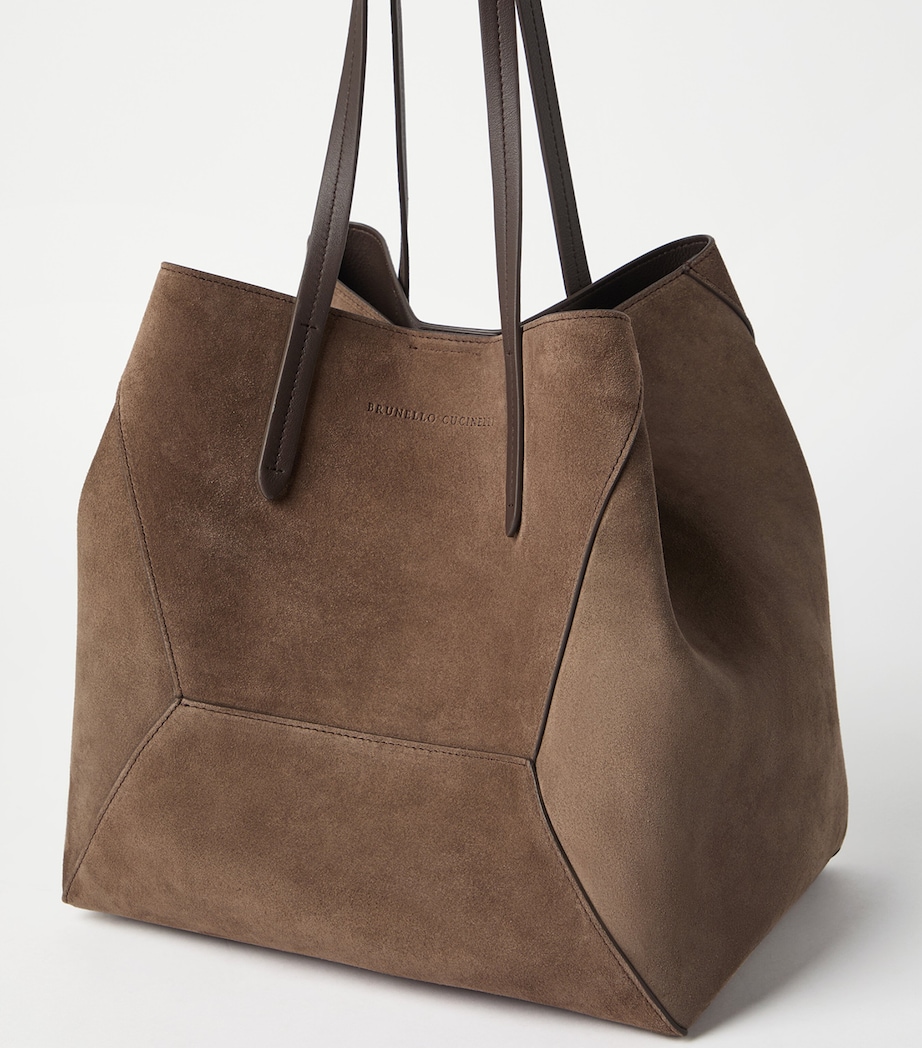 Medium Suede BC Duo Tote Bag C8769 Image 5