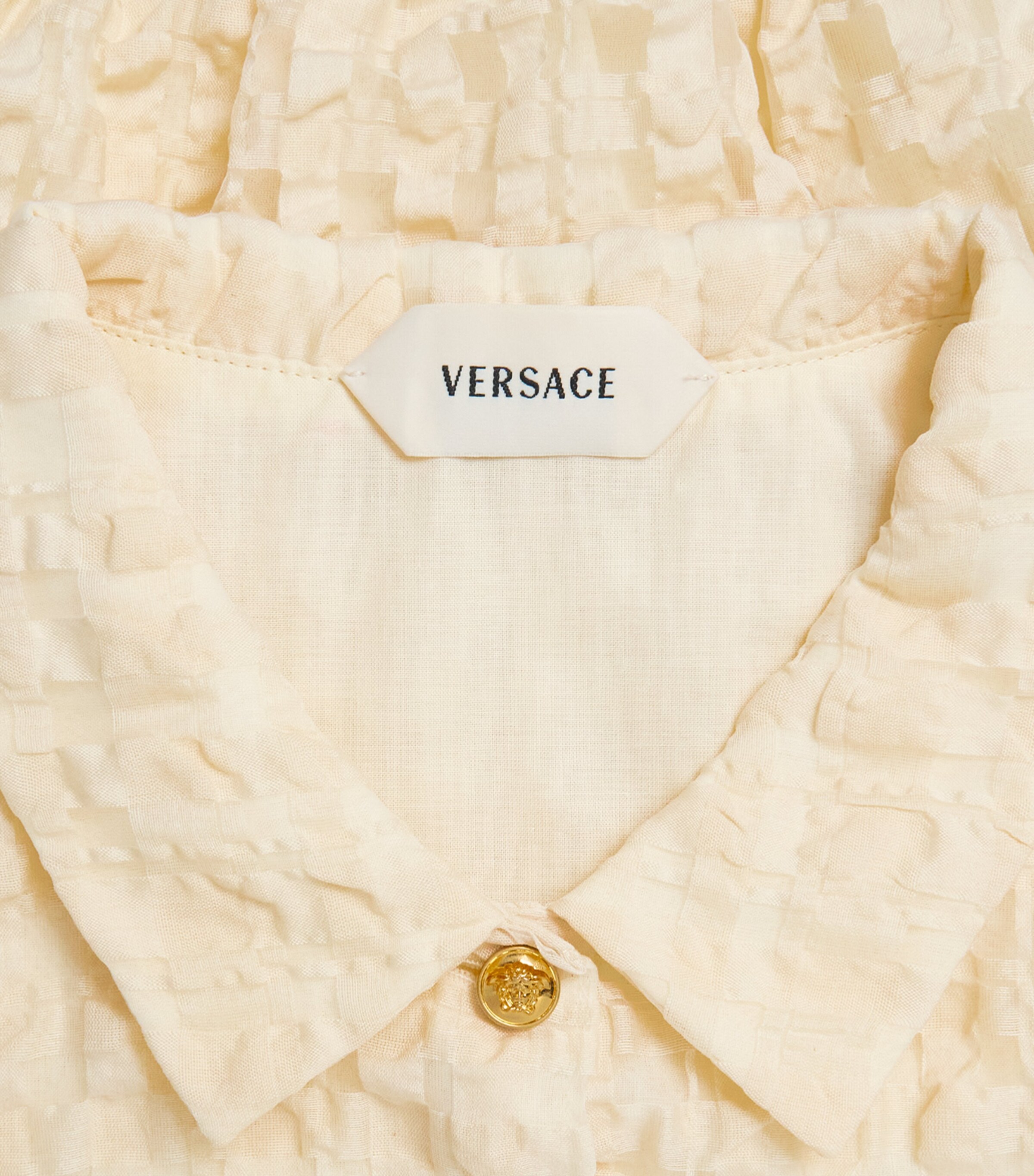 Versace Kids Organza Cloqué Shirt (4-14 Years) Image 4