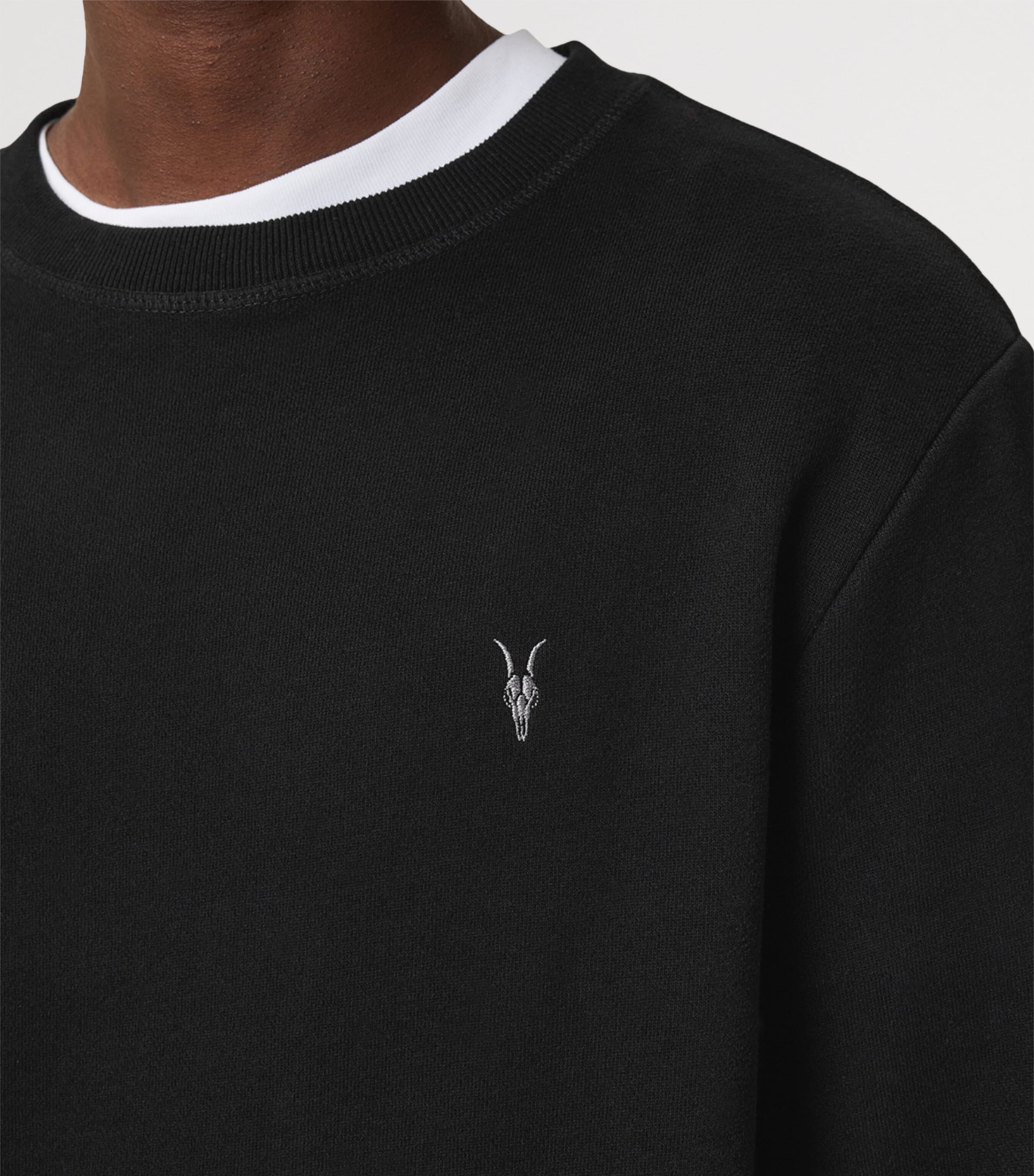 Organic Cotton Raven Sweatshirt BLACK Image 5