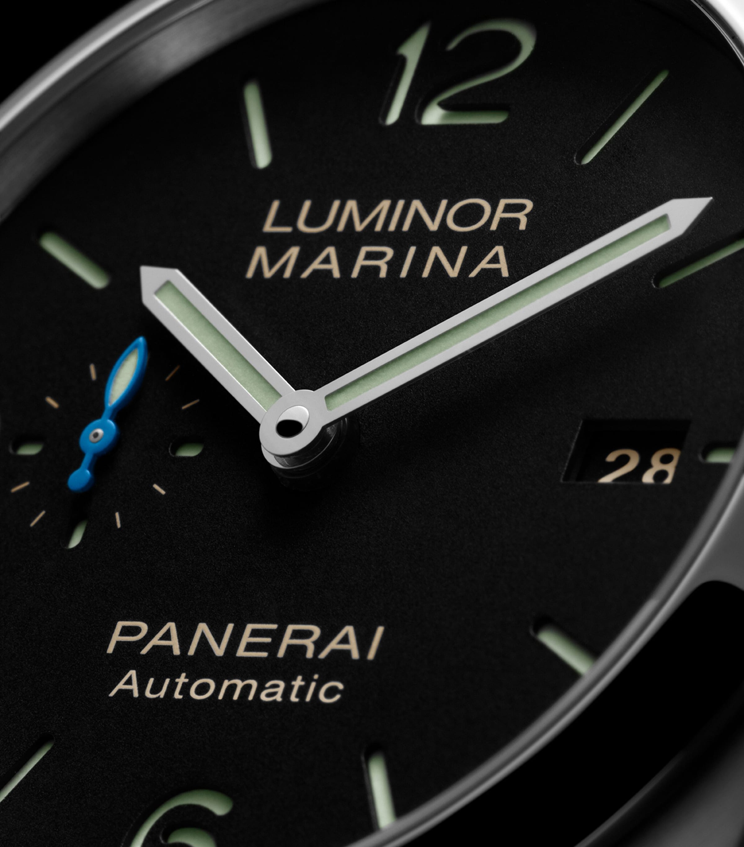 Stainless Steel Luminor Watch 44mm BLACK Image 2