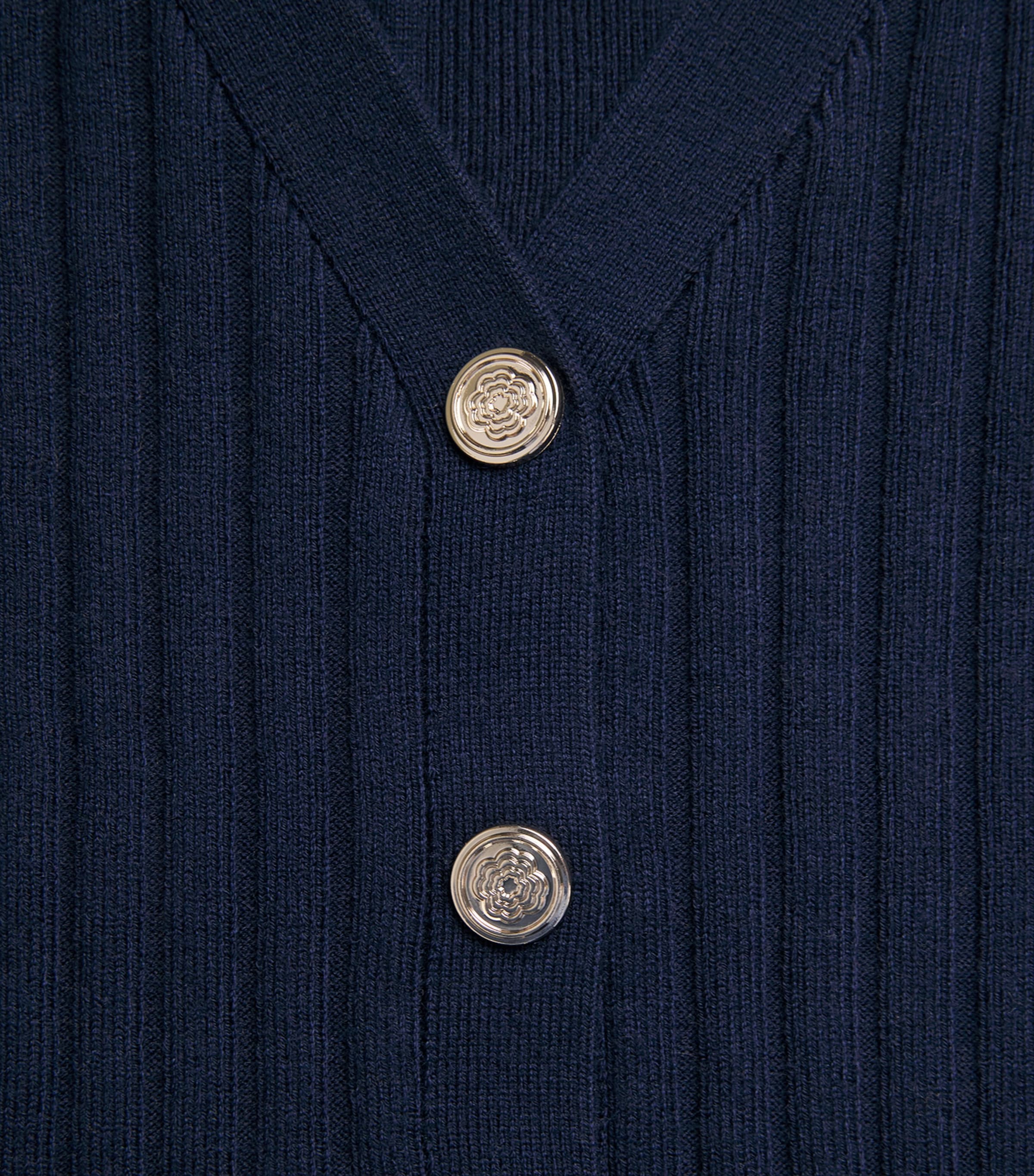 Peplum Cardigan NAVY Image 5