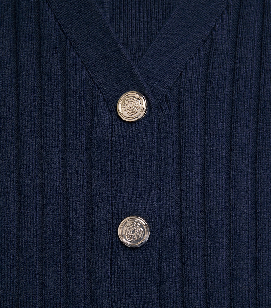 Peplum Cardigan NAVY Image 5