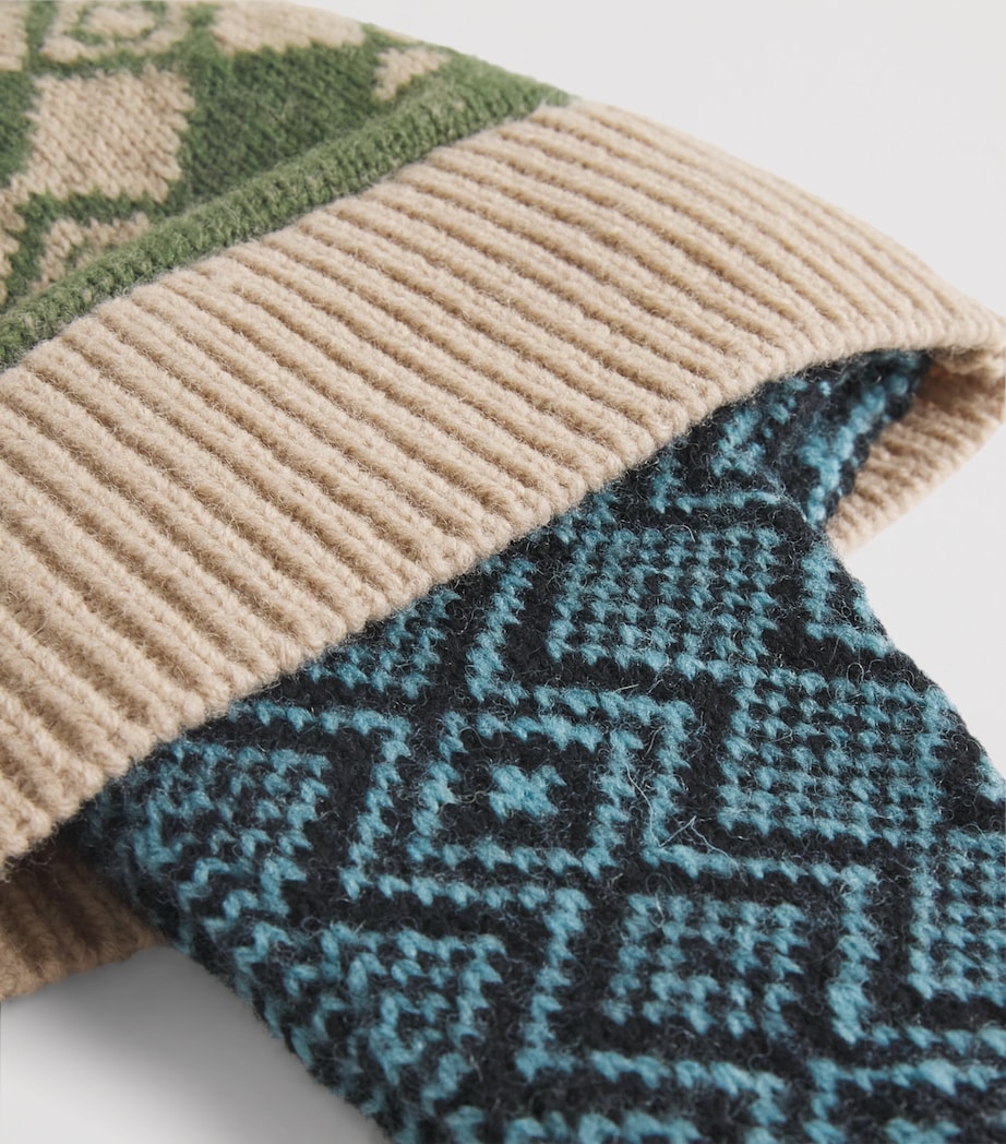 DRIES VAN NOTEN Wool Jacquard Hat Image 5