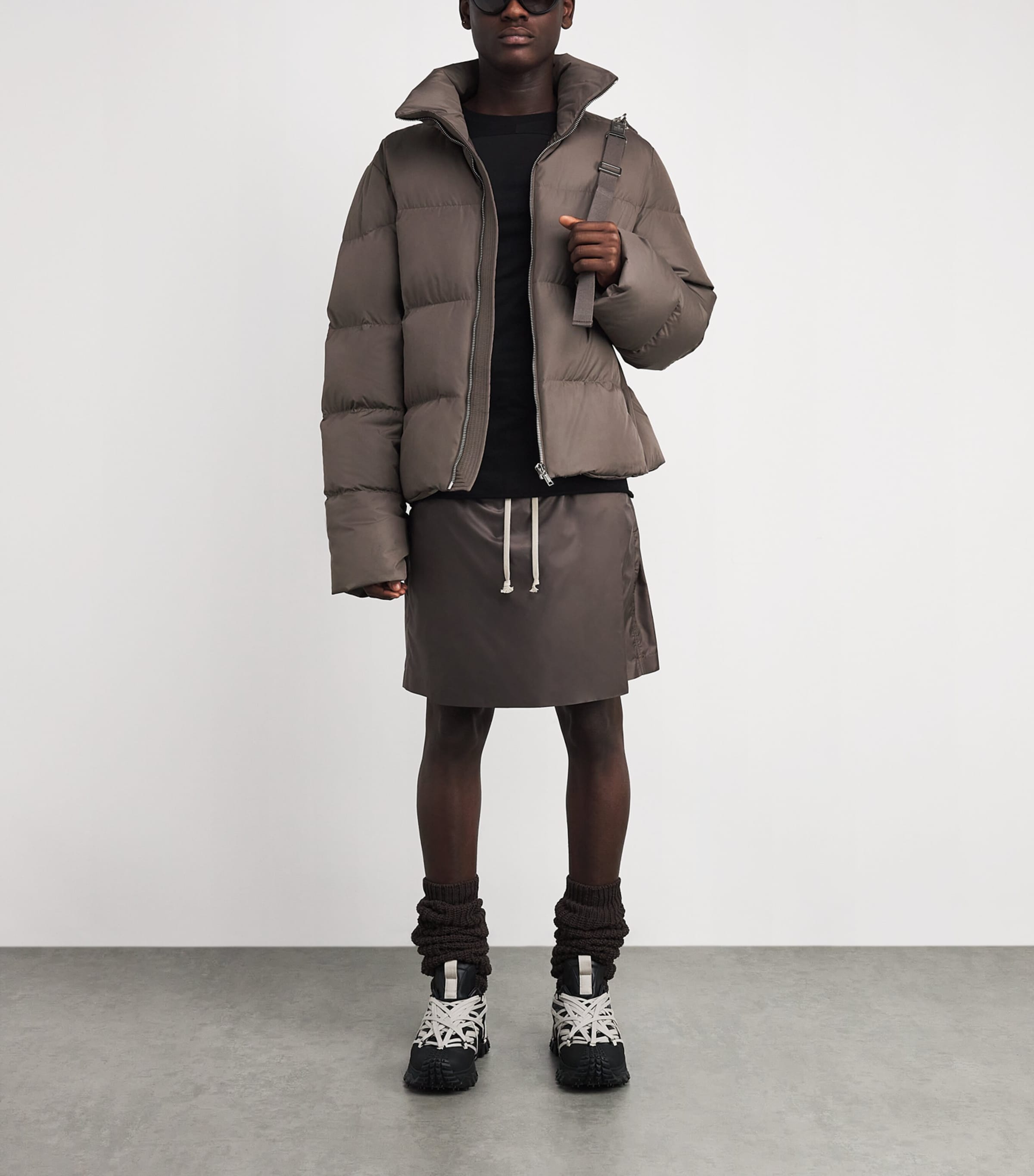 x Moncler Down Cyclopic Puffer Coat 828 - DARK DUST Image 2