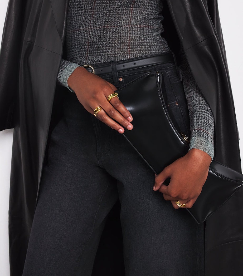 Yellow Gold and Emerald Pyrus Ring YELLOW GOLD Image 5