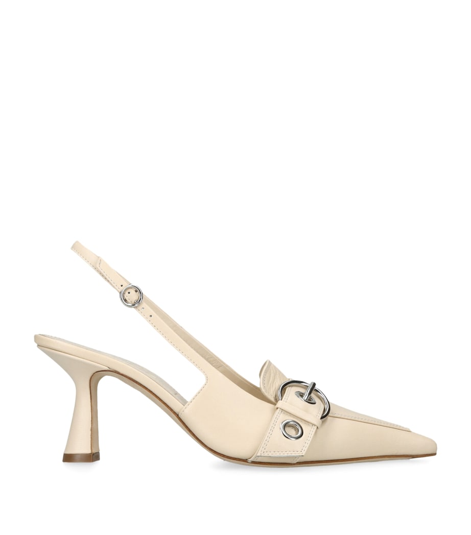 Leather Tara Slingbacks 75 CREAM Image 1