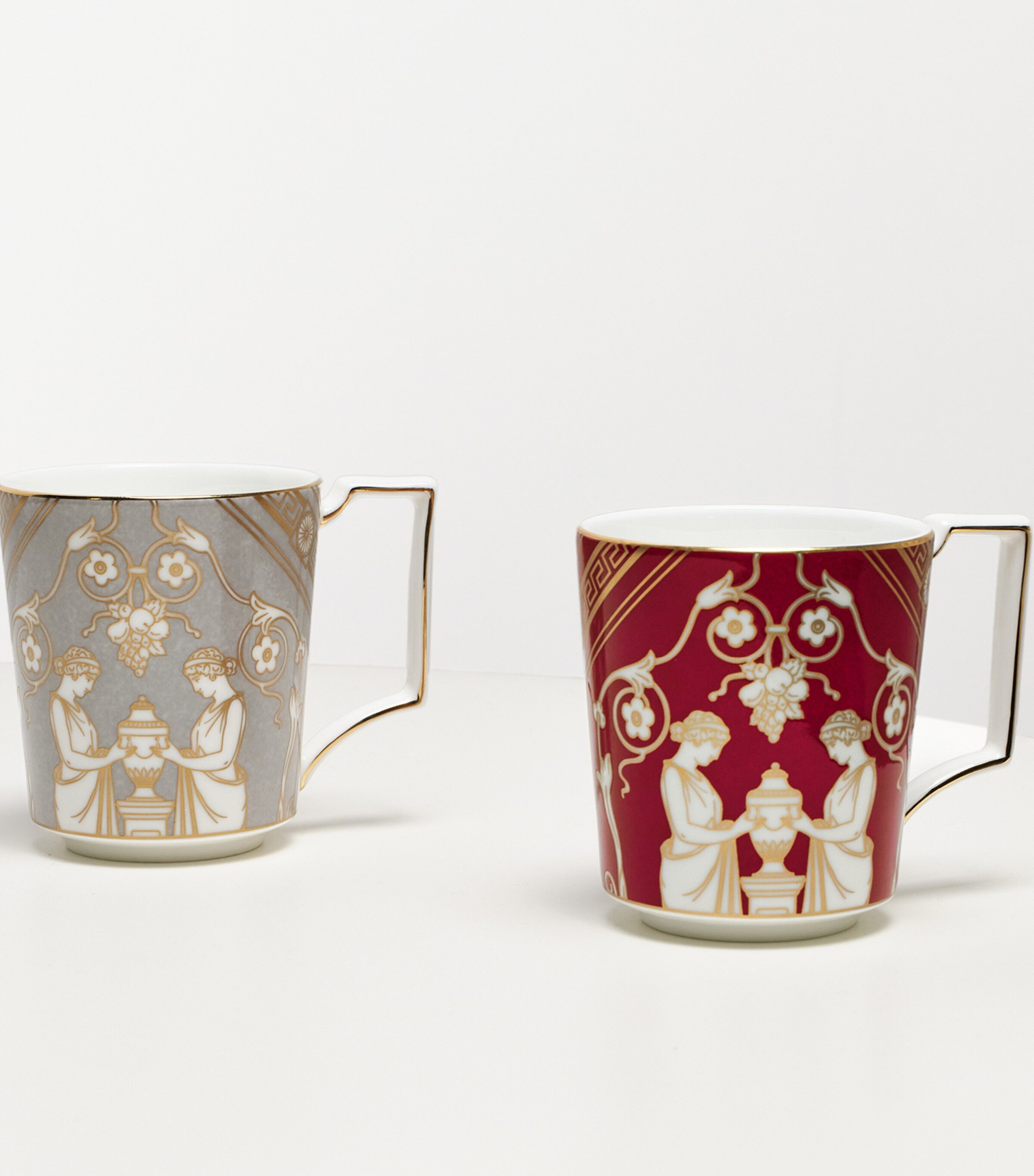 Set of 2 Renaissance Mugs (300ml) RED Image 2