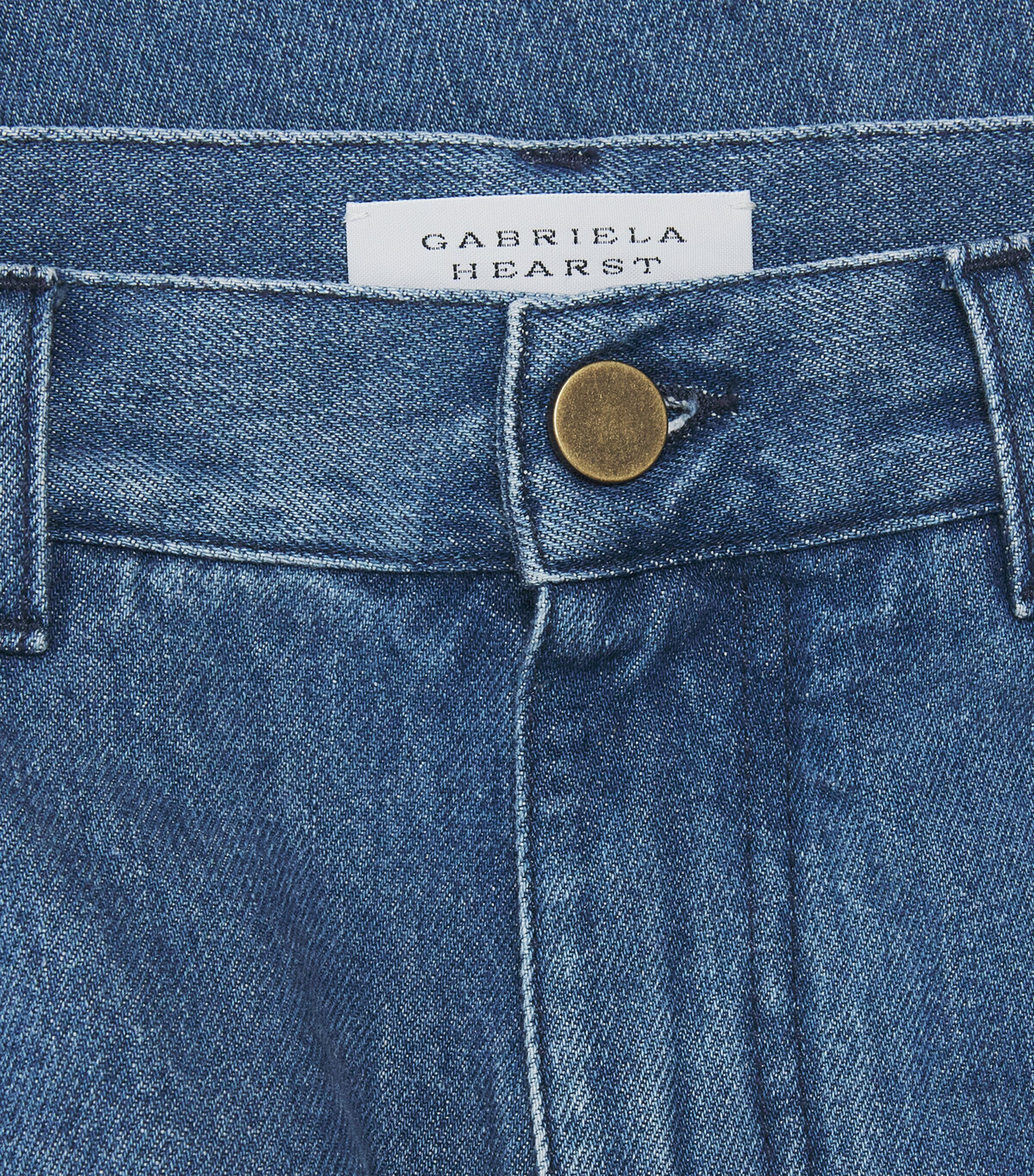 Gabriela Hearst Mens Rey Straight Jeans Uruguayan Blue Image 6