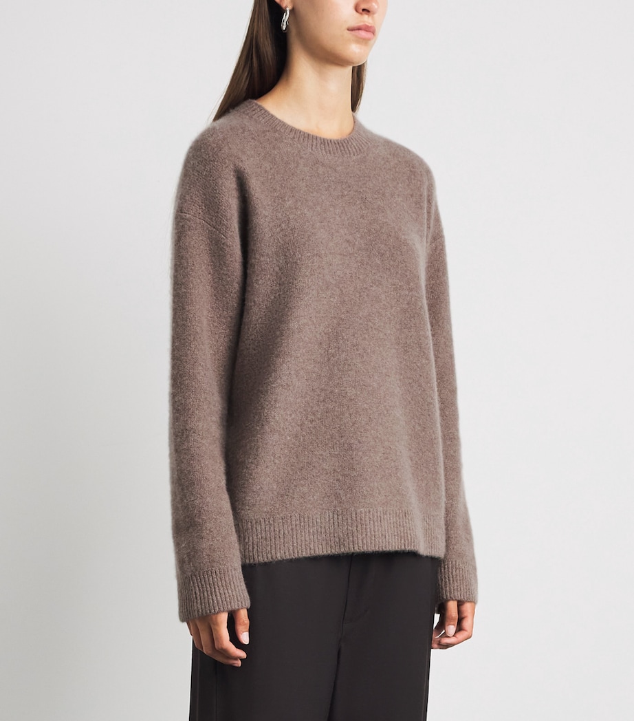 Vince Womens Boiled Cashmere Sweater H Doe Image 4