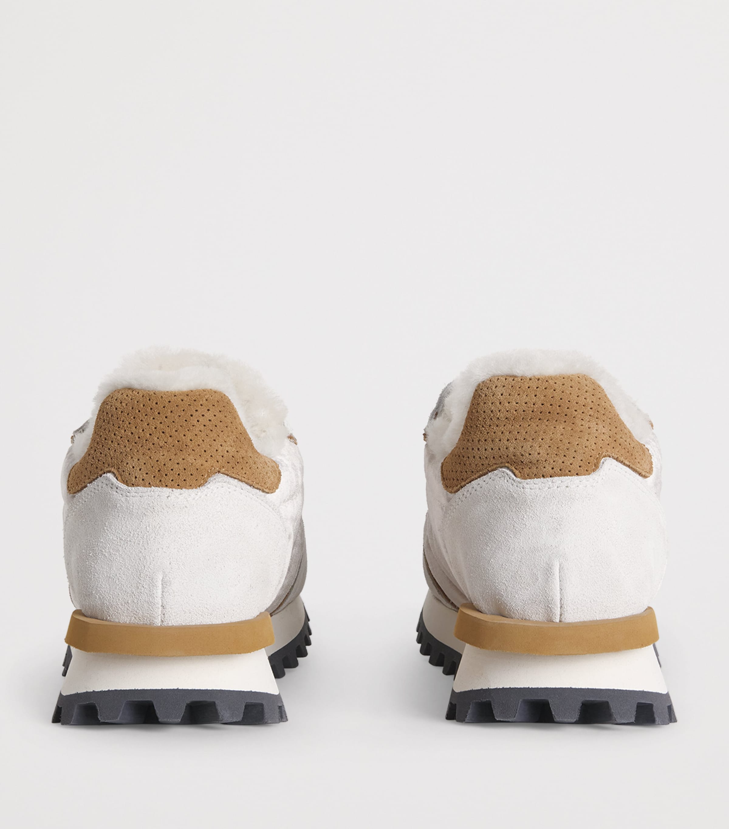 Velvet Leather Sneakers SABBIA Image 4