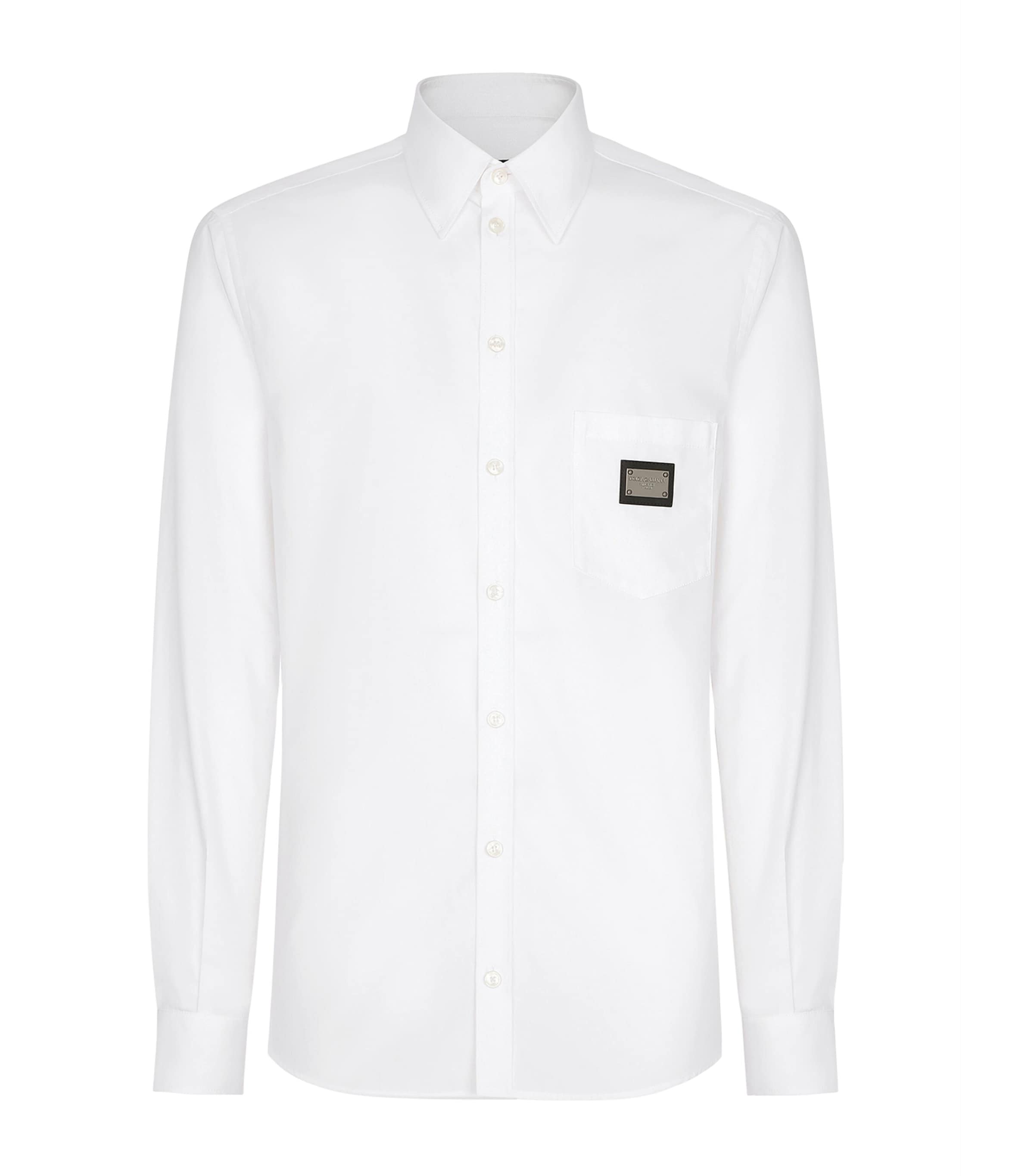 Logo Plaque Shirt W0800-OPTICAL WHITE Image 1