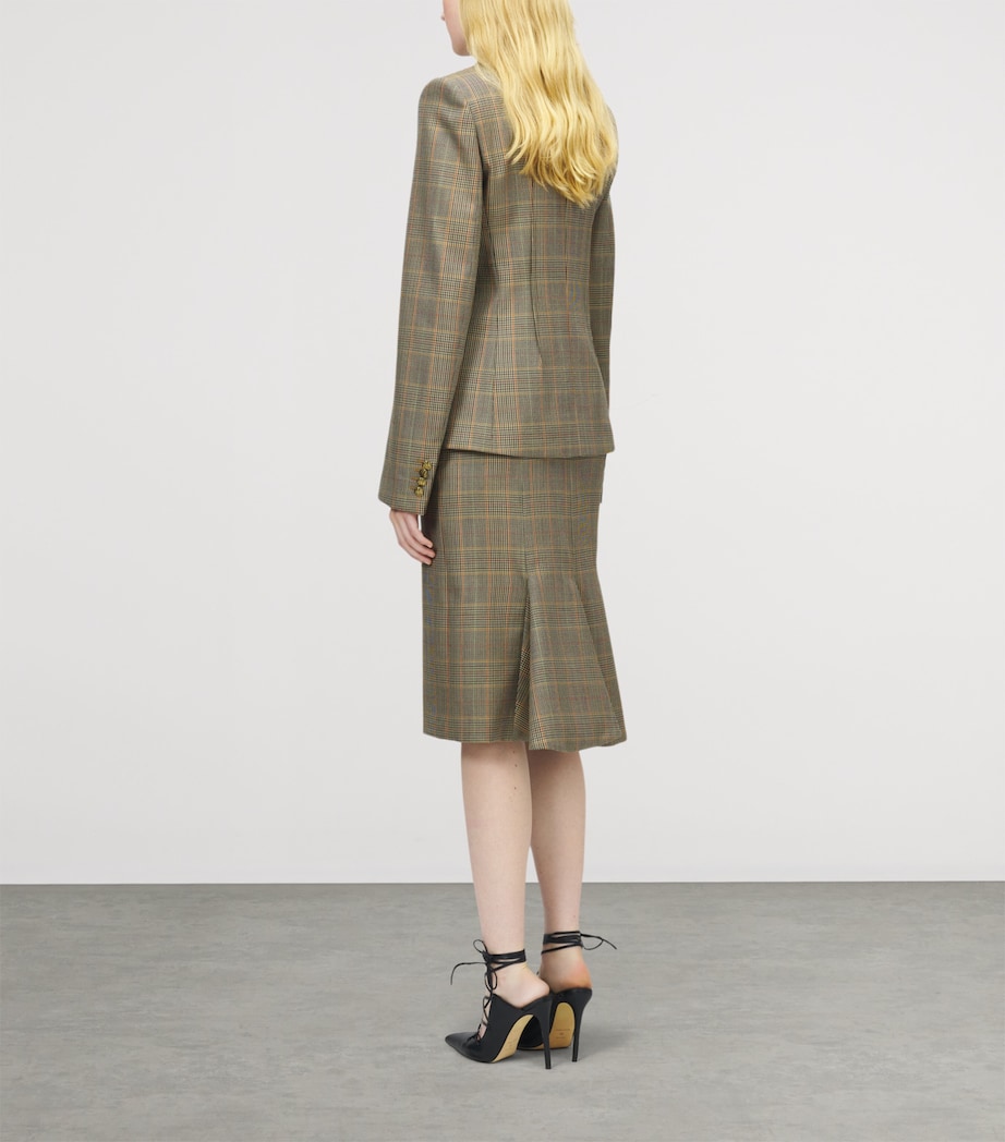 Wool Check Blazer 9101 Image 4