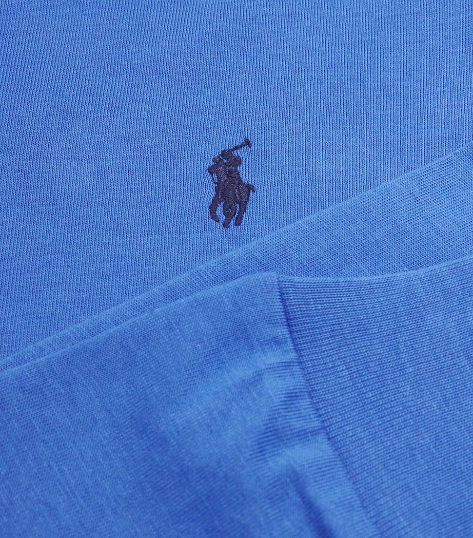 Cotton Long-Sleeve T-Shirt (2-6 Years) SCOTTSDALE BLUE Image 3
