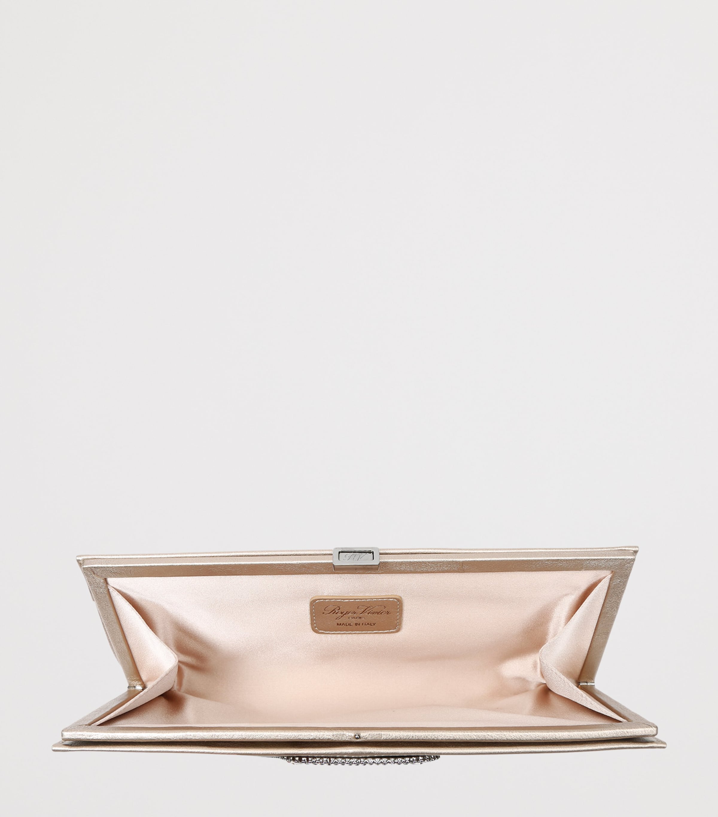 Leather Pilgrim Clutch Bag CHAMPAGNE Image 2