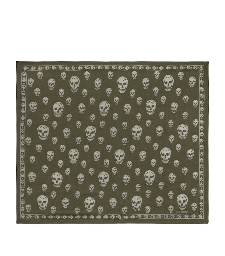 McQueen Silk Skull Scarf Image 1