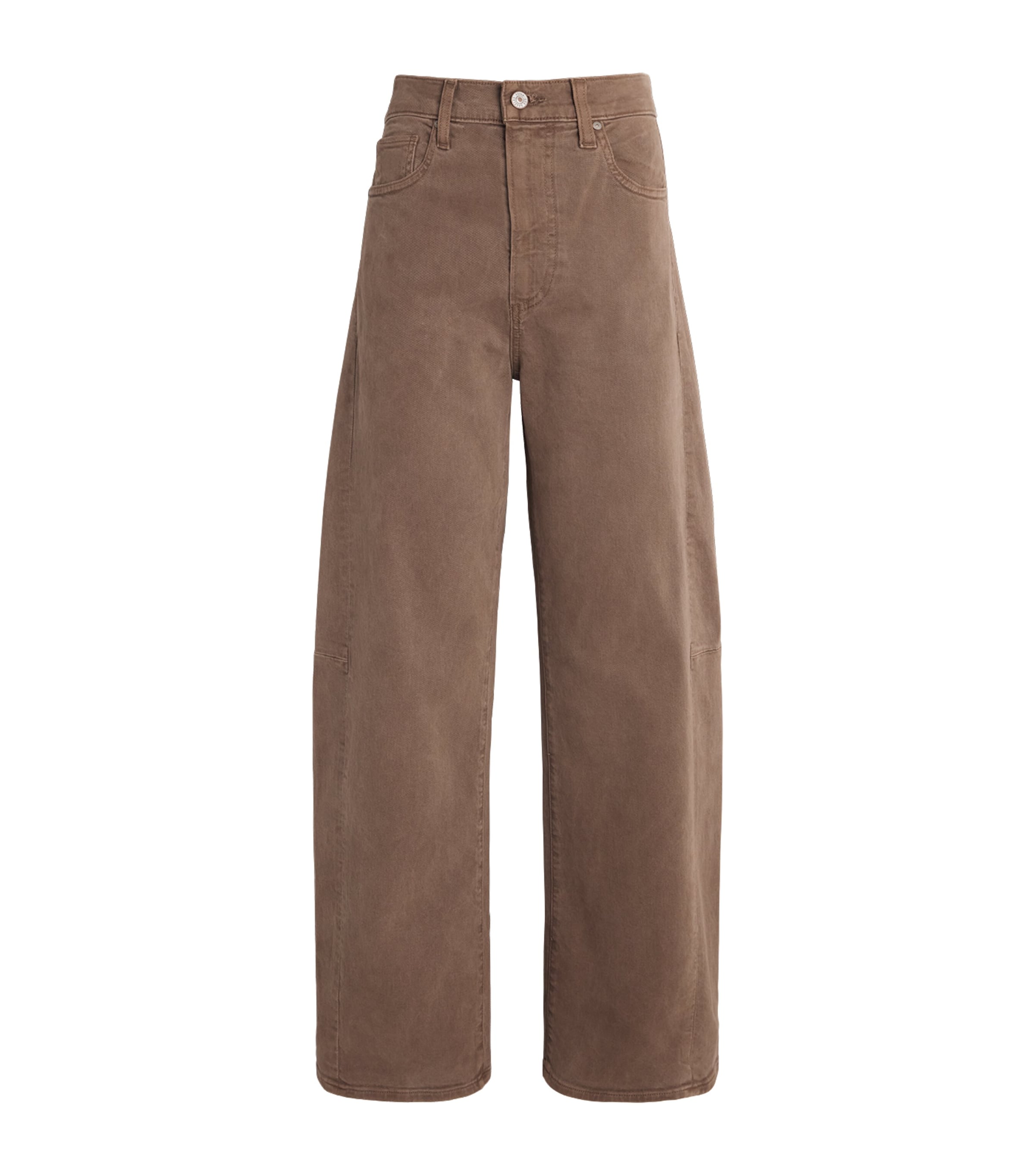PAIGE Arellia Skimmer High-Rise Wide-Leg Jeans Vintage Canewood