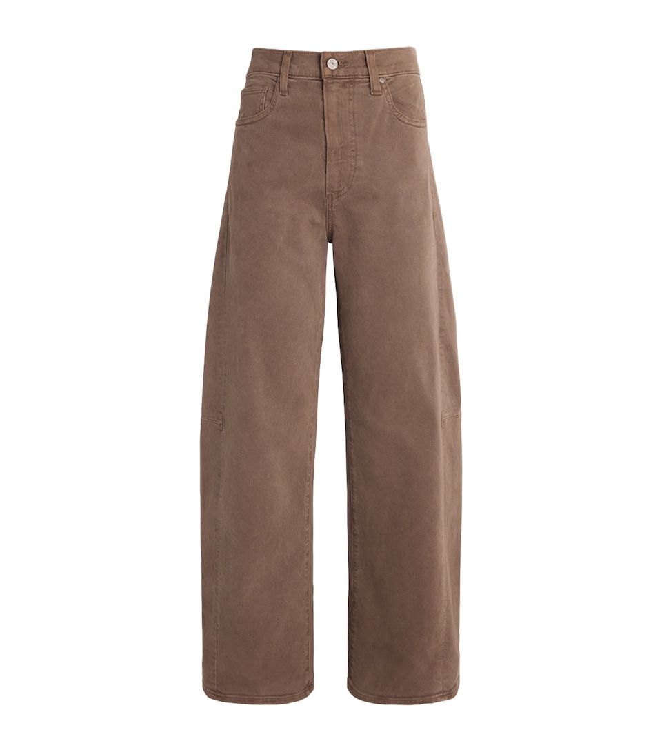 PAIGE Arellia Skimmer High-Rise Wide-Leg Jeans Vintage Canewood