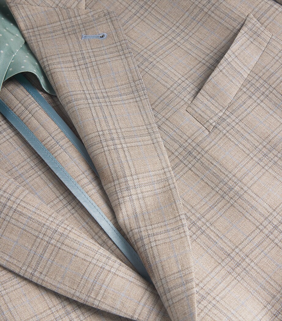Wool Check Blazer 60_LIGHT BEIGE Image 5