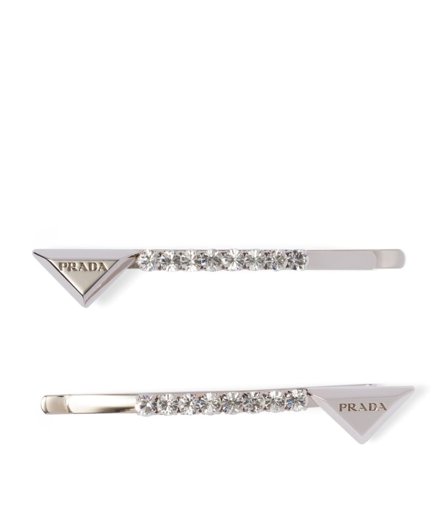 Set of 2 Embellished Triangle Hair Clips F0OKL Image 1