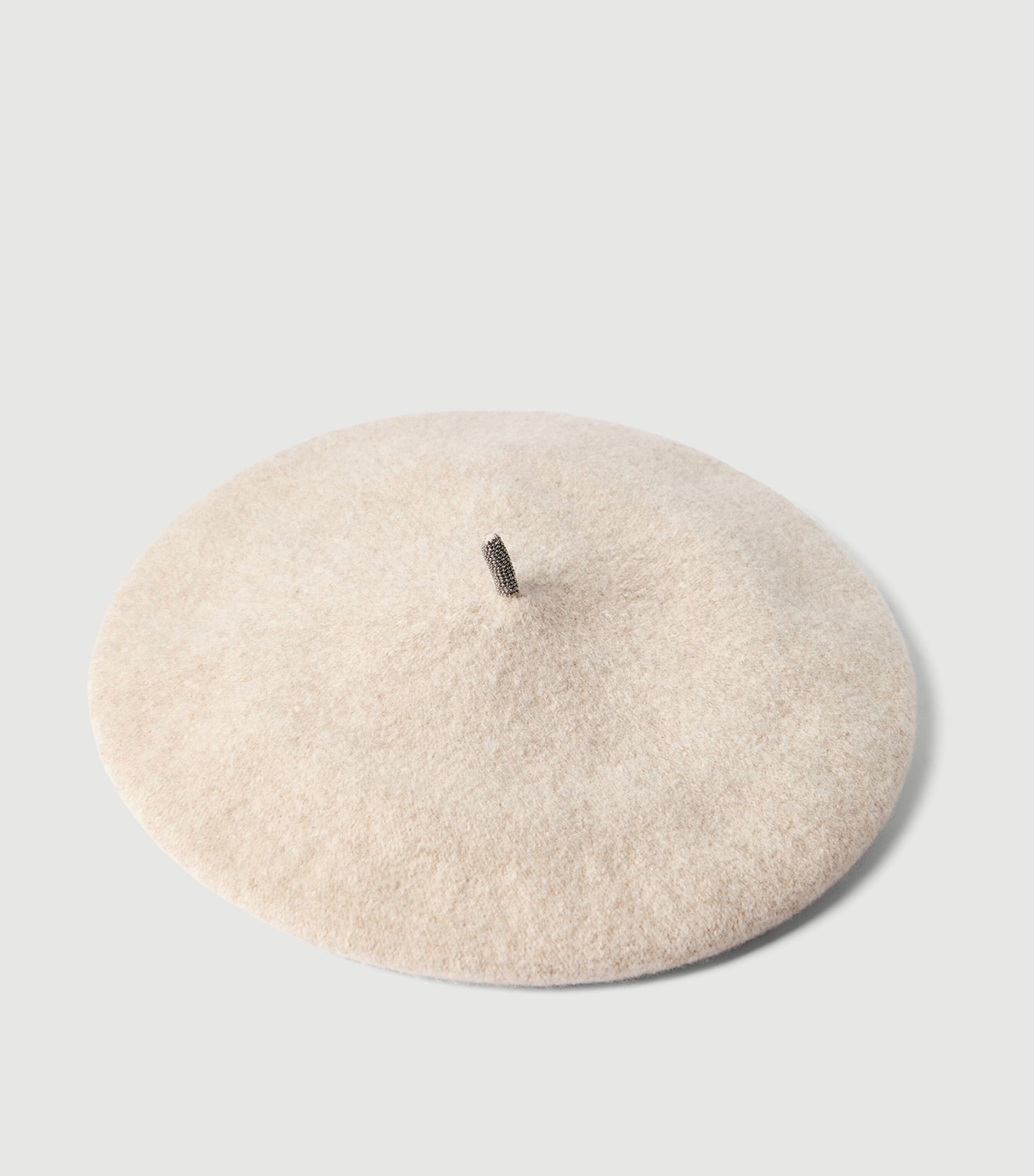 Brunello Cucinelli Wool Beret White Image 4
