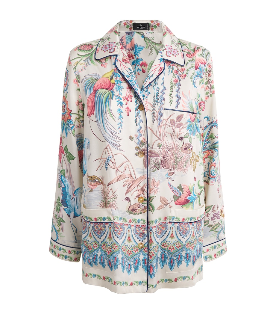 Etro Womens Twill Printed Shirt Image 1
