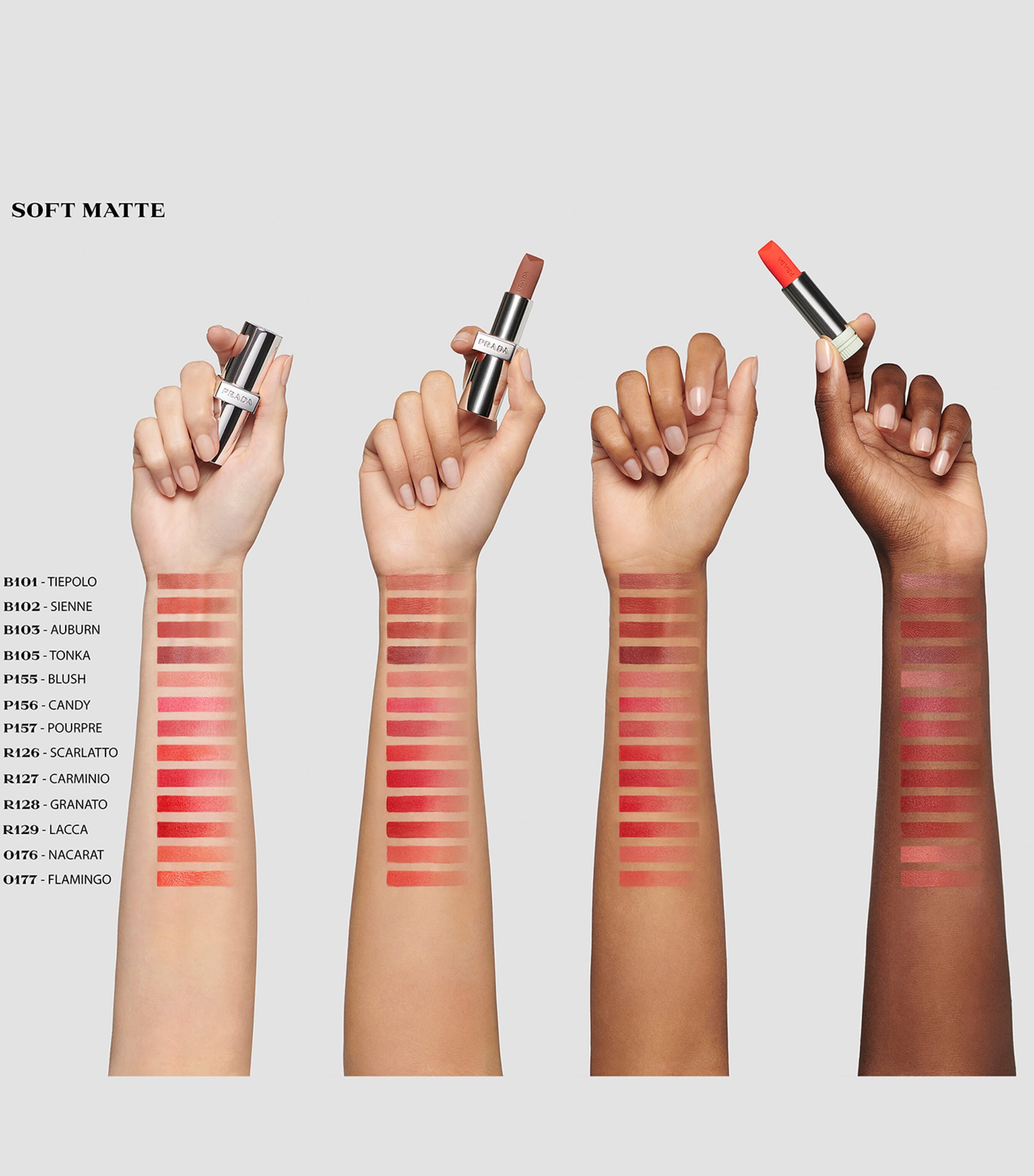 Prada Monochrome Soft Matte Lipstick B105 Image 2