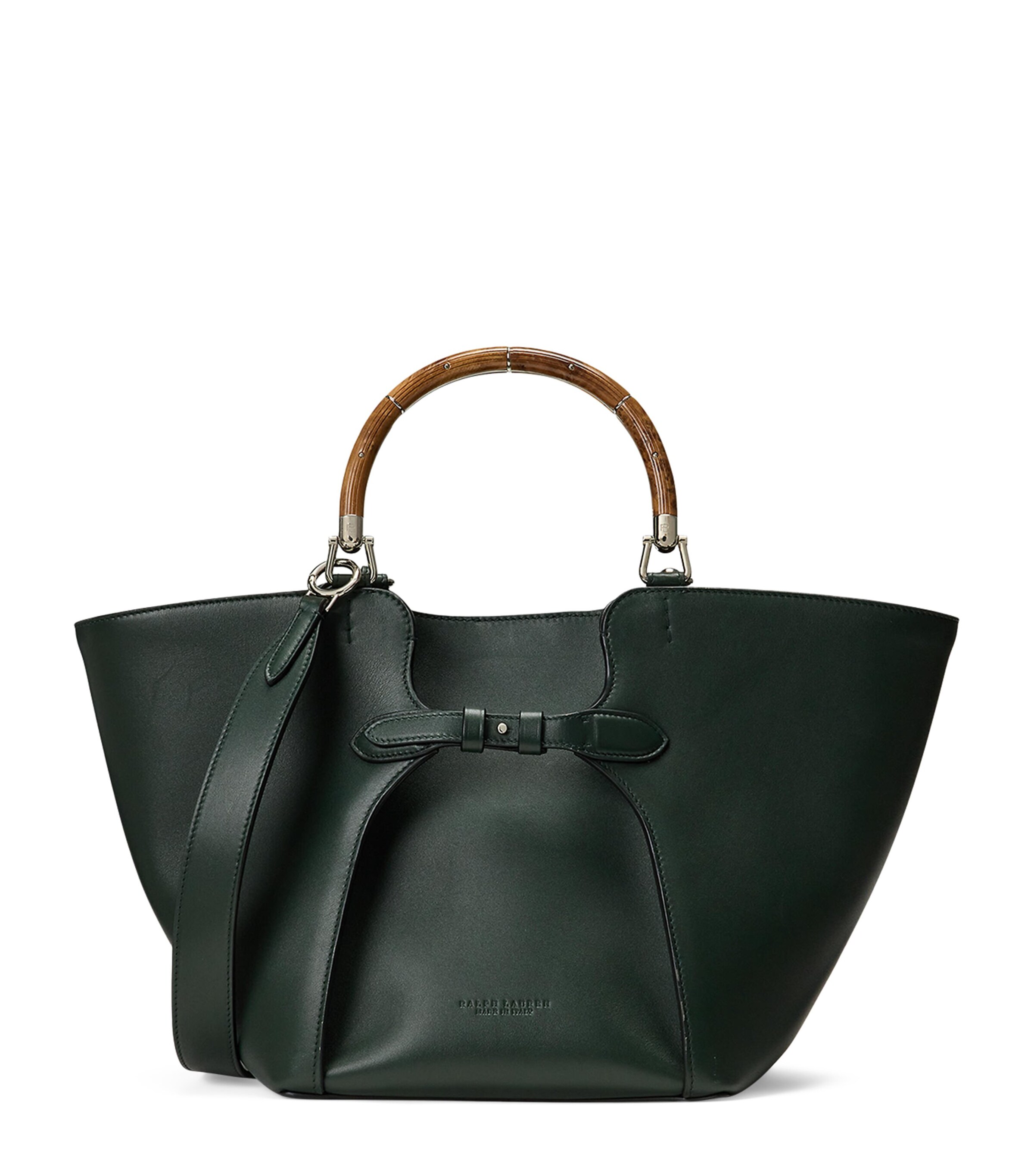 Ralph Lauren Collection Leather The Ralph Tote Bag Regent Green Image 1