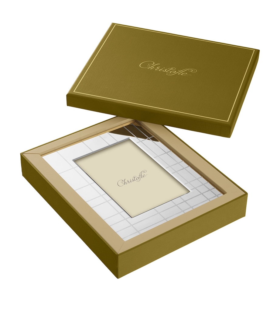 Christofle Graphik Photo Frame (10” x 15”) Silver Image 3