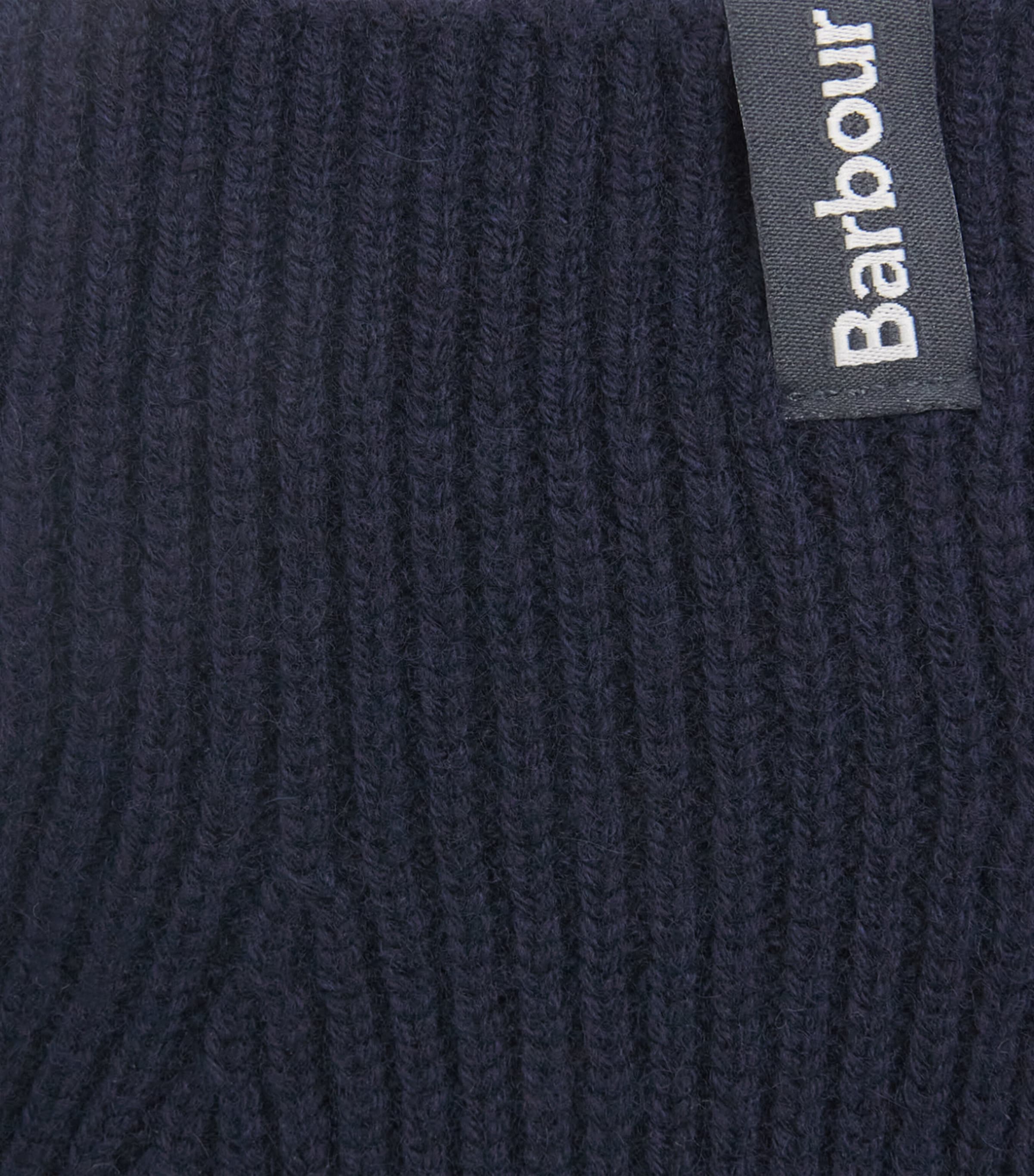 Barbour Wool-Cashmere Danforth Gloves Navy Image 2