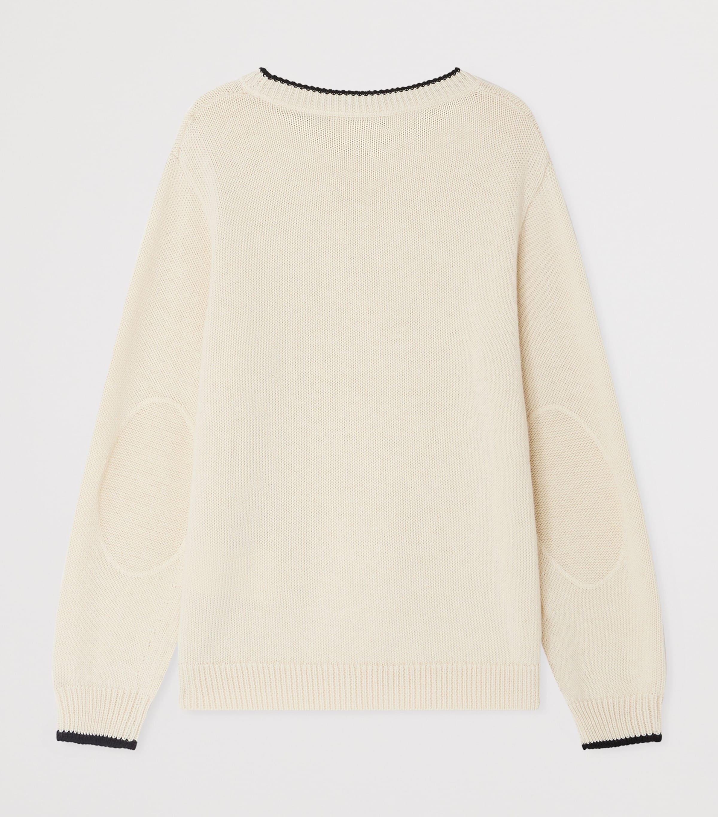 Wool-Blend Sweater (4-14 Years) UPB IVOIRE Image 2