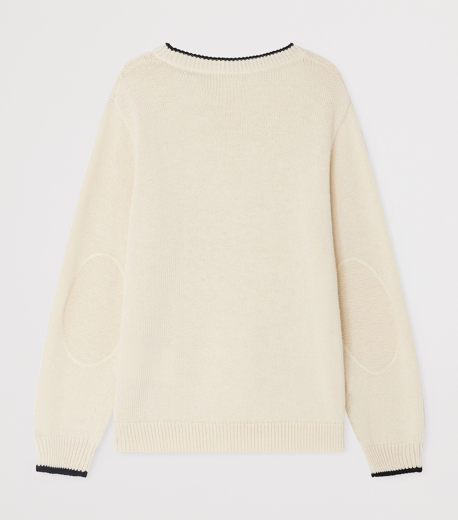 Wool-Blend Sweater (4-14 Years) UPB IVOIRE Image 2