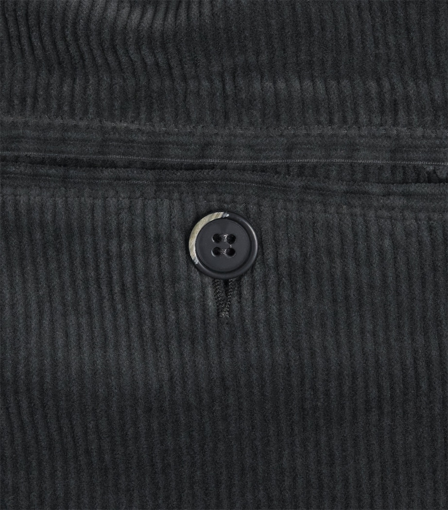 Barena Mens Corduroy Straight Trousers Piombo Image 6