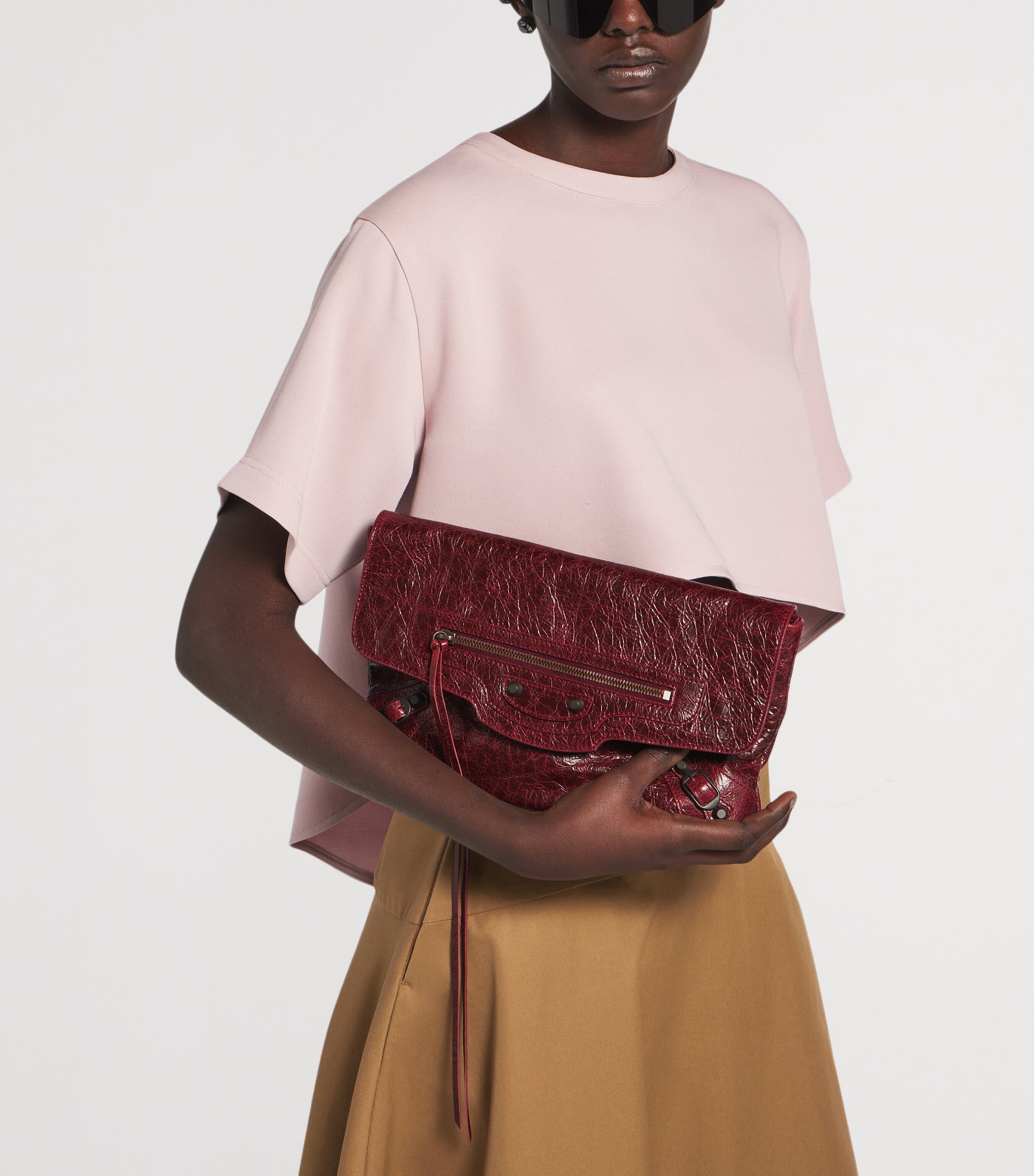 Balenciaga Lambskin Le City Clutch Bag Image 2