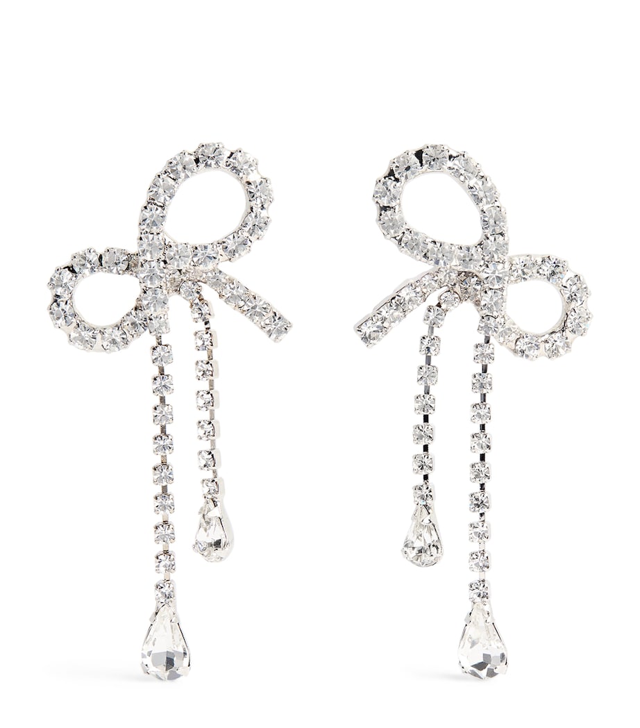 Rhodium-Plated Crystal Mirabelle Earrings CRYSTAL Image 1