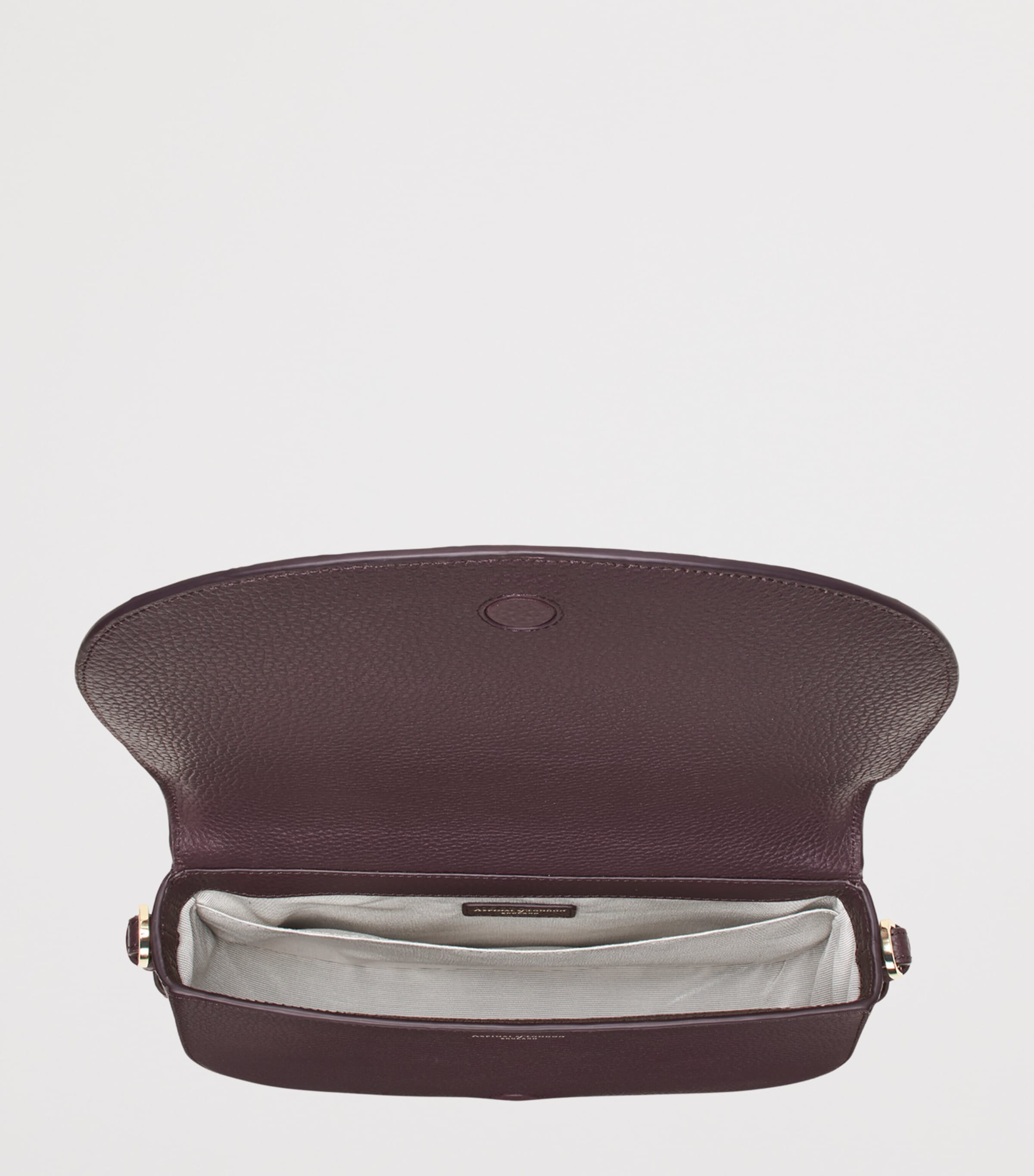 Aspinal Of London Leather Stella Cross-Body Satchel Fig Image 6
