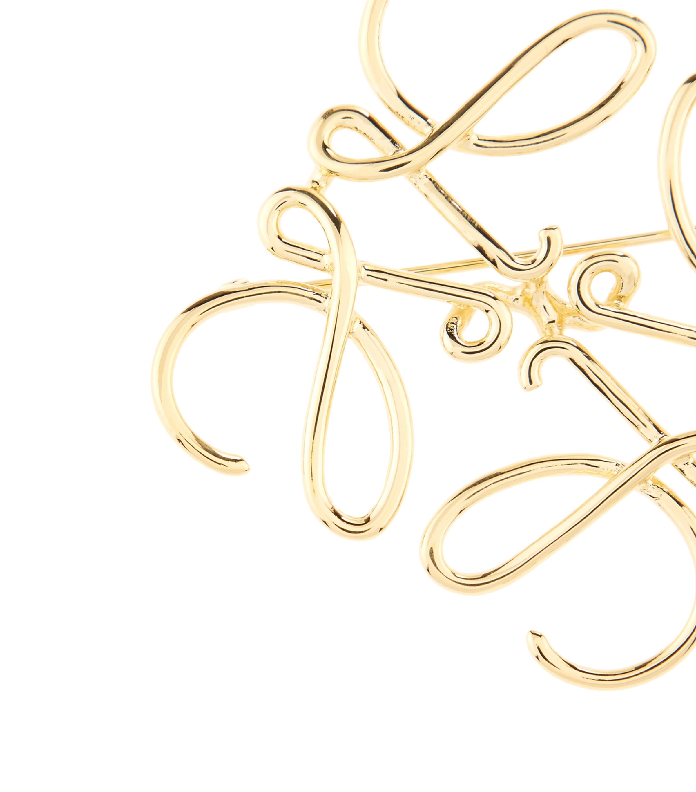 LOEWE Anagram Brooch | Harrods US