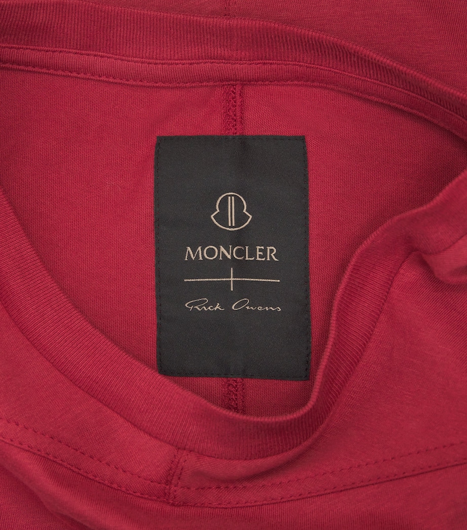 x Moncler Cotton Girder T-Shirt 438 - CARNELIAN Image 5