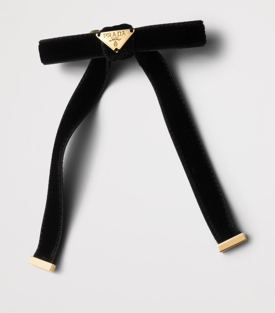 Velvet Bow Hair Clip F0002 Image 3