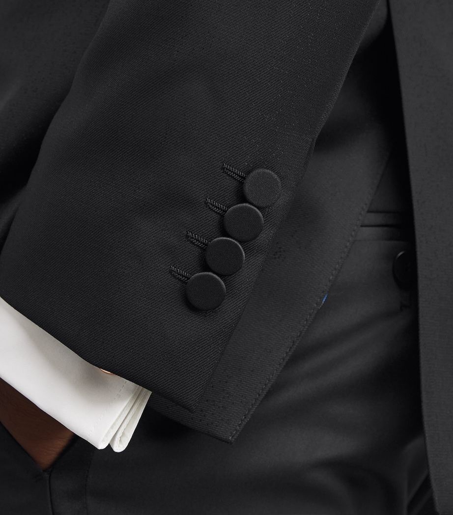 Velour Tailored Blazer 79_BLACK Image 6