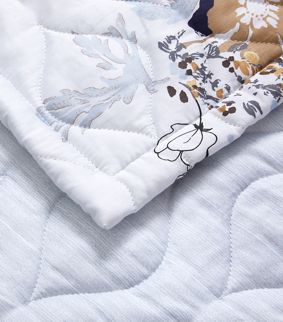 Yves Delorme Organic Cotton Eclipses Bed Cover (285cm x 250cm) Multicoloured Image 4