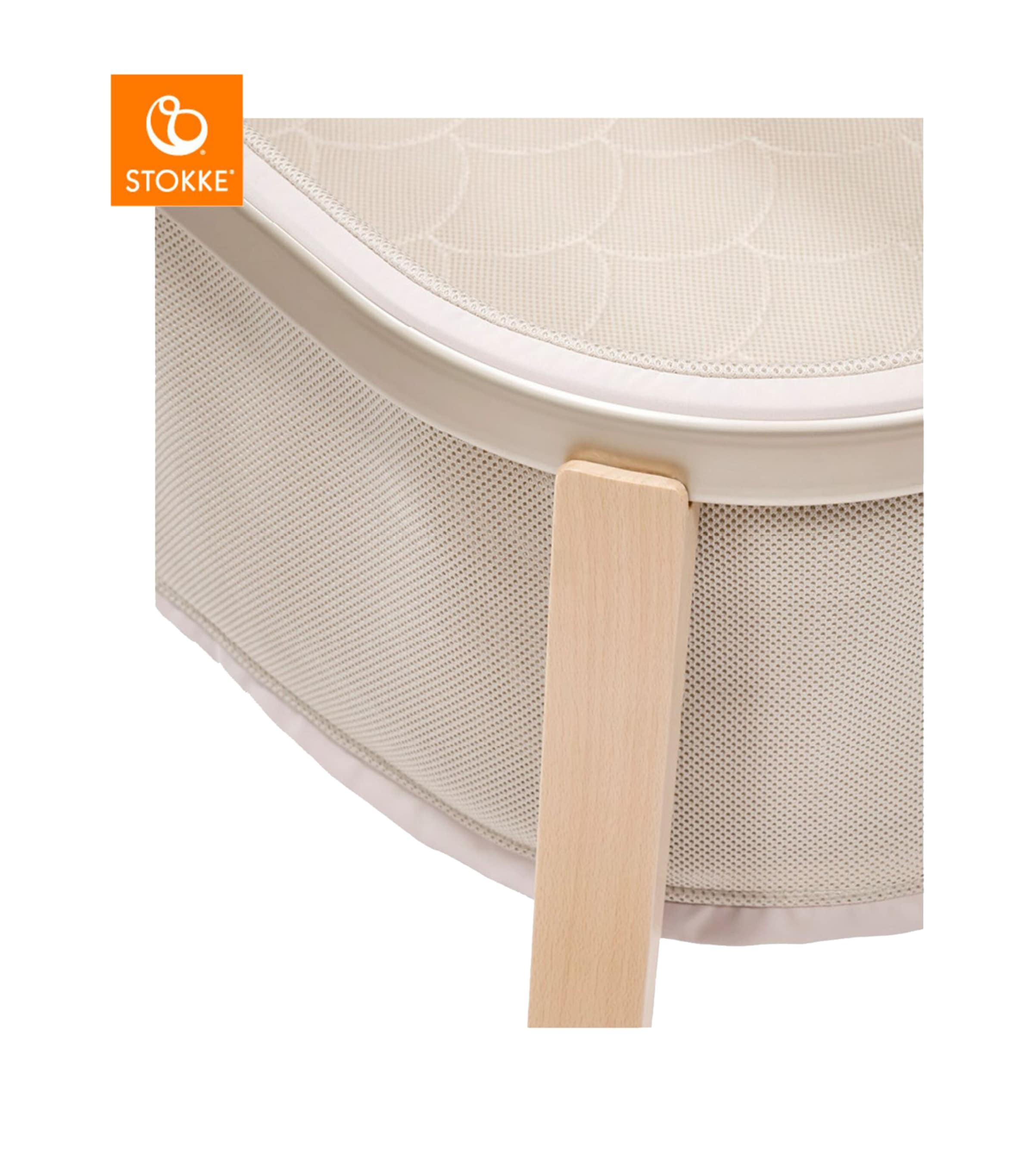 Snoozi Bassinet and Mattress (0-9 Months) SANDY BEIGE Image 4