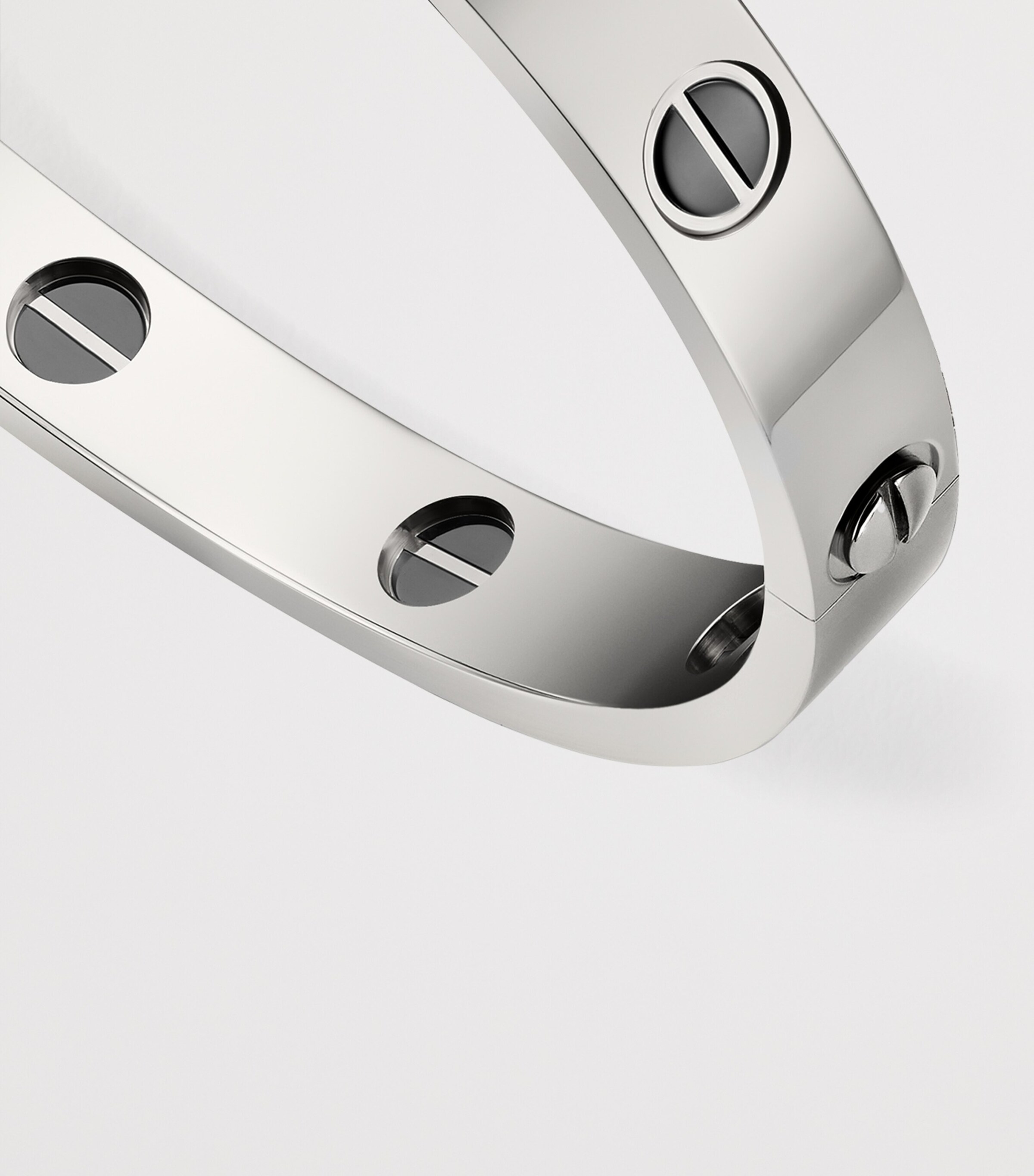 Cartier White Gold and Ceramic LOVE Bracelet White Gold Image 4
