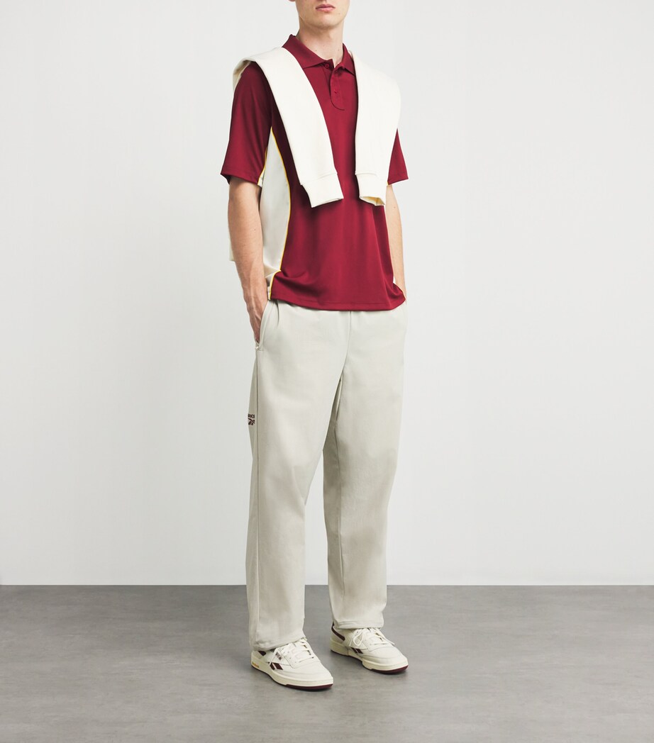 x Reebok Polo Shirt BURGUNDY Image 2