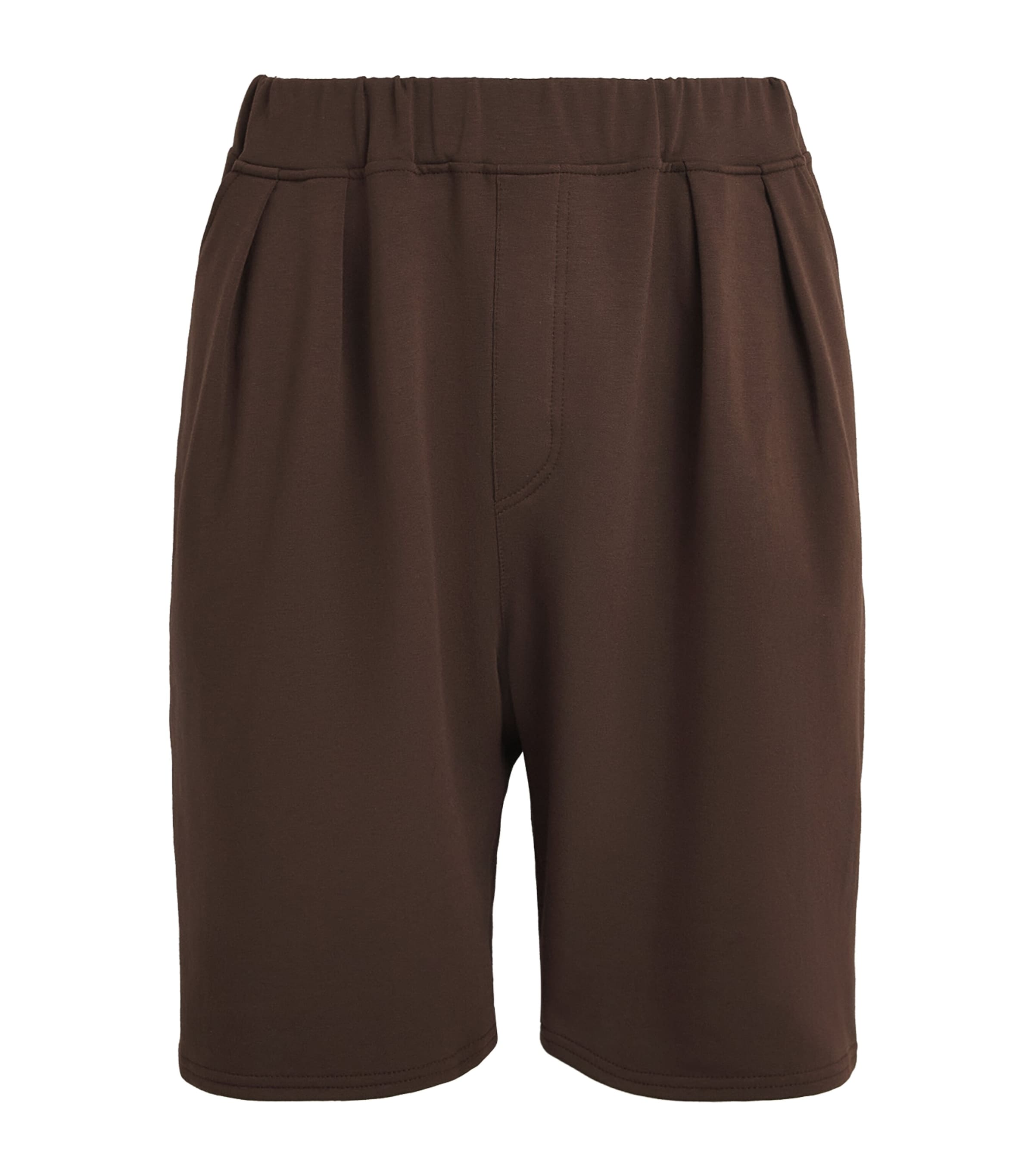 Homebody Mens Jersey Snuggle Shorts Coffee Bean Image 1